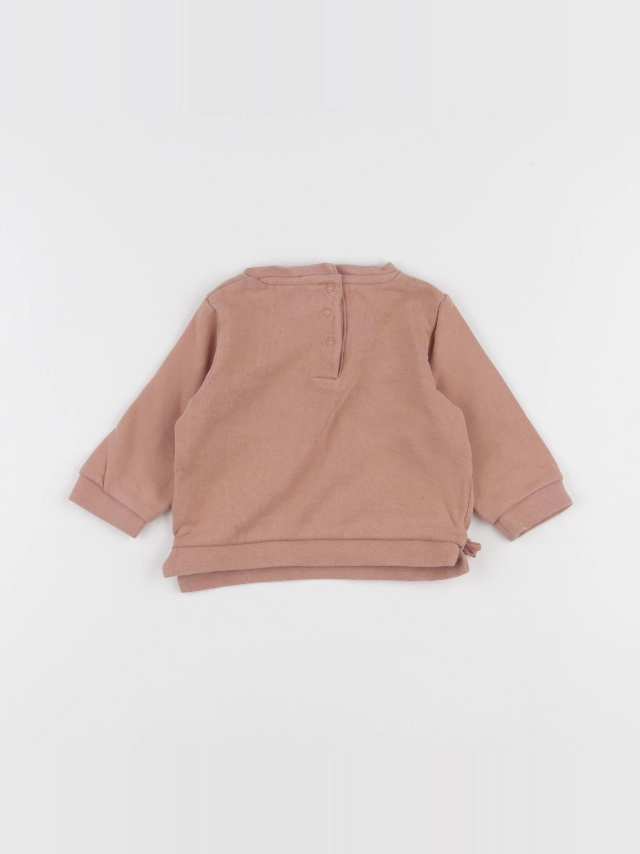 Vertbaudet - sweat rose - 6 mois