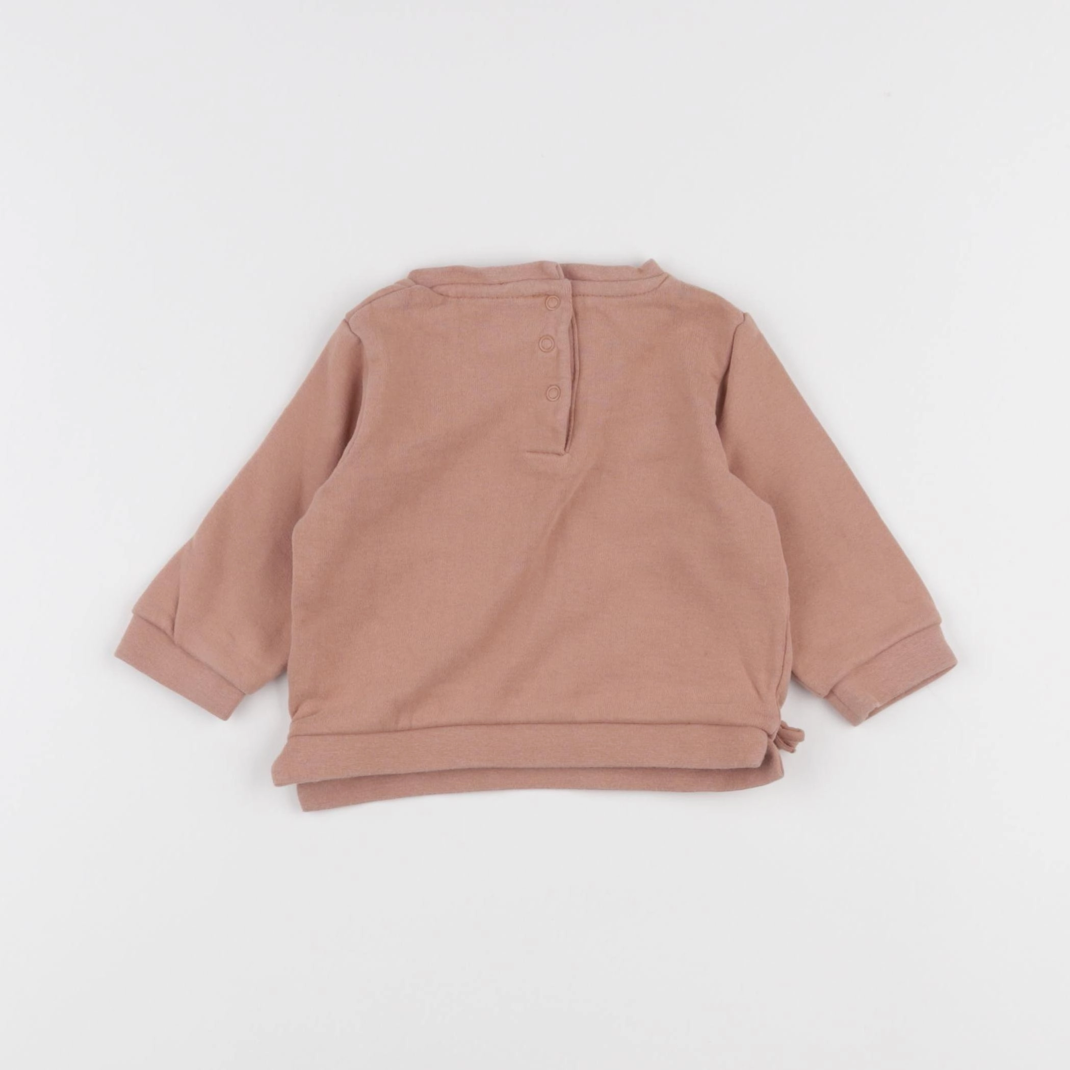 Vertbaudet - sweat rose - 6 mois