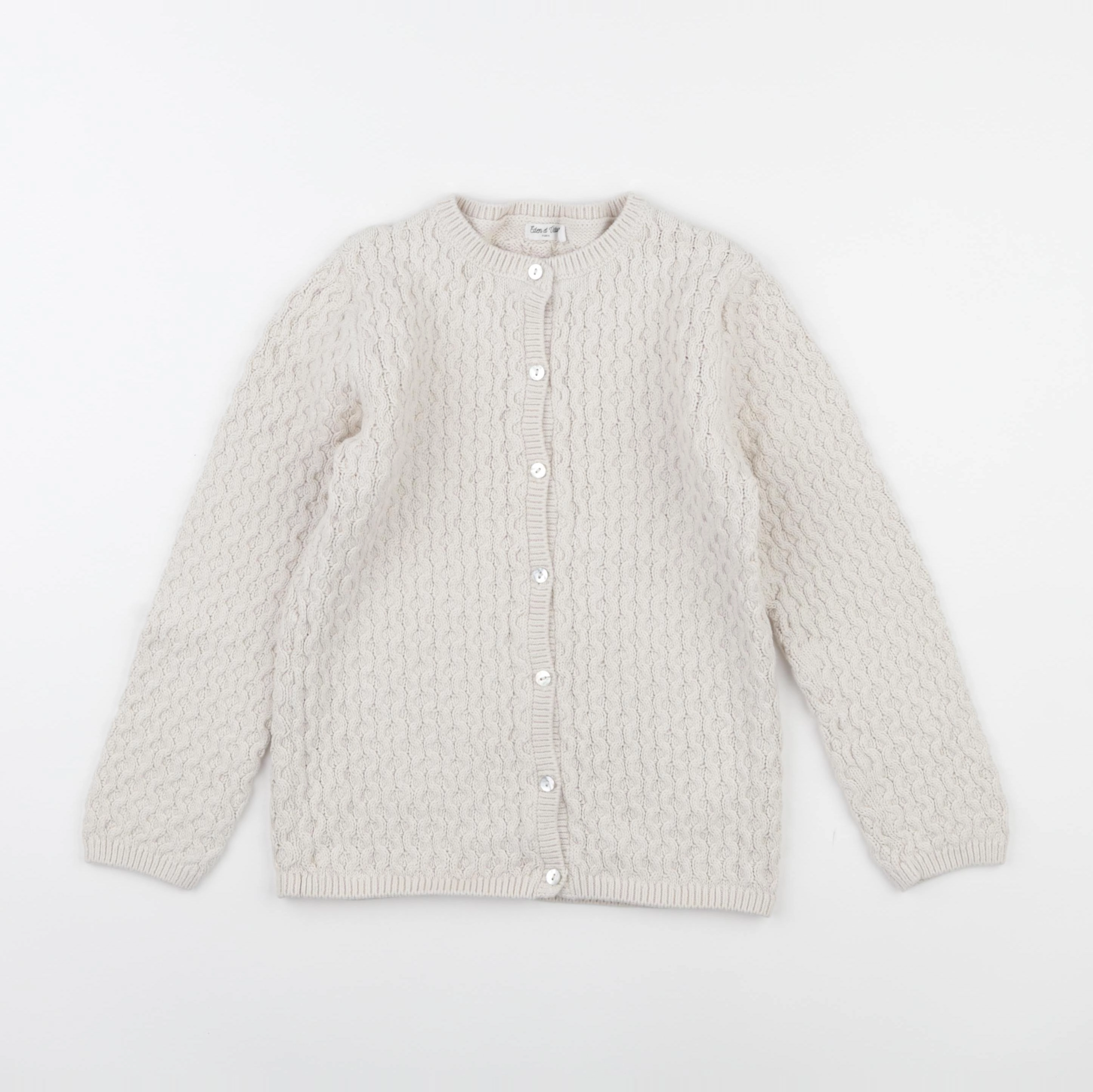 Eden & Victor - gilet blanc - 12 ans