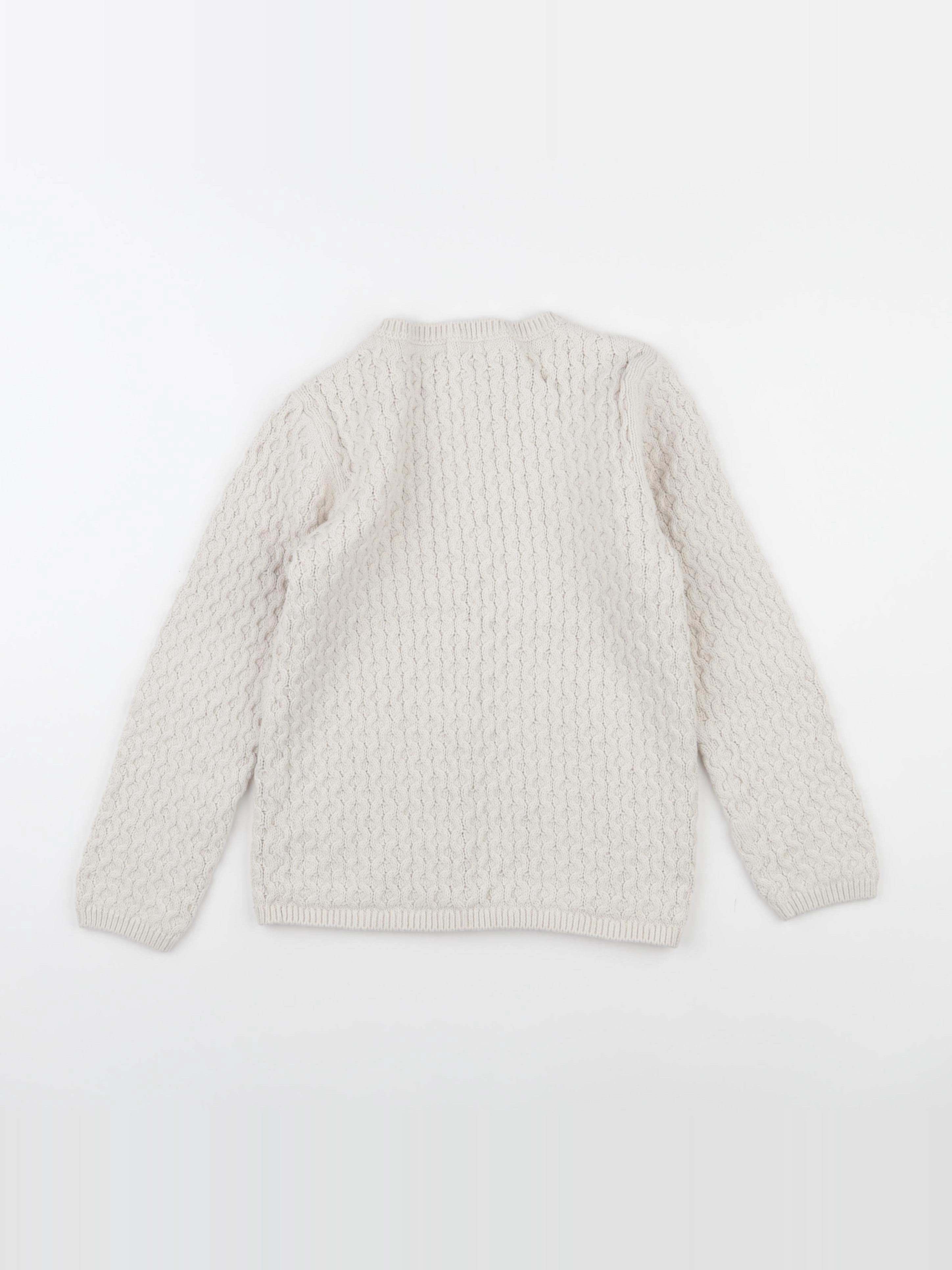 Eden & Victor - gilet blanc - 12 ans