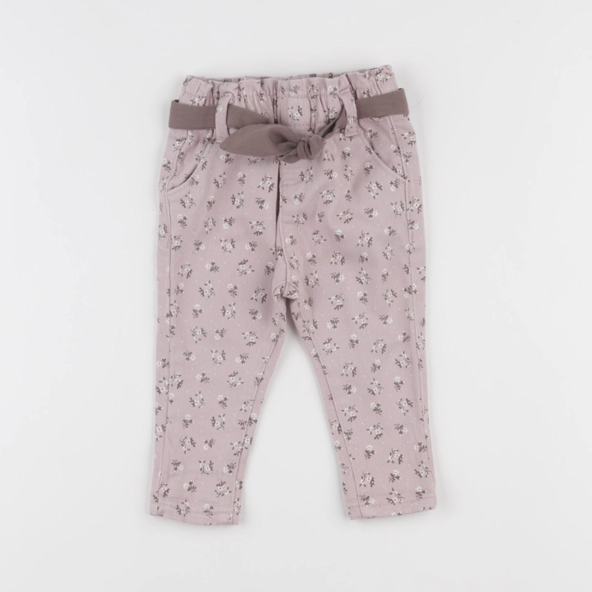 Vertbaudet - pantalon rose - 6 mois