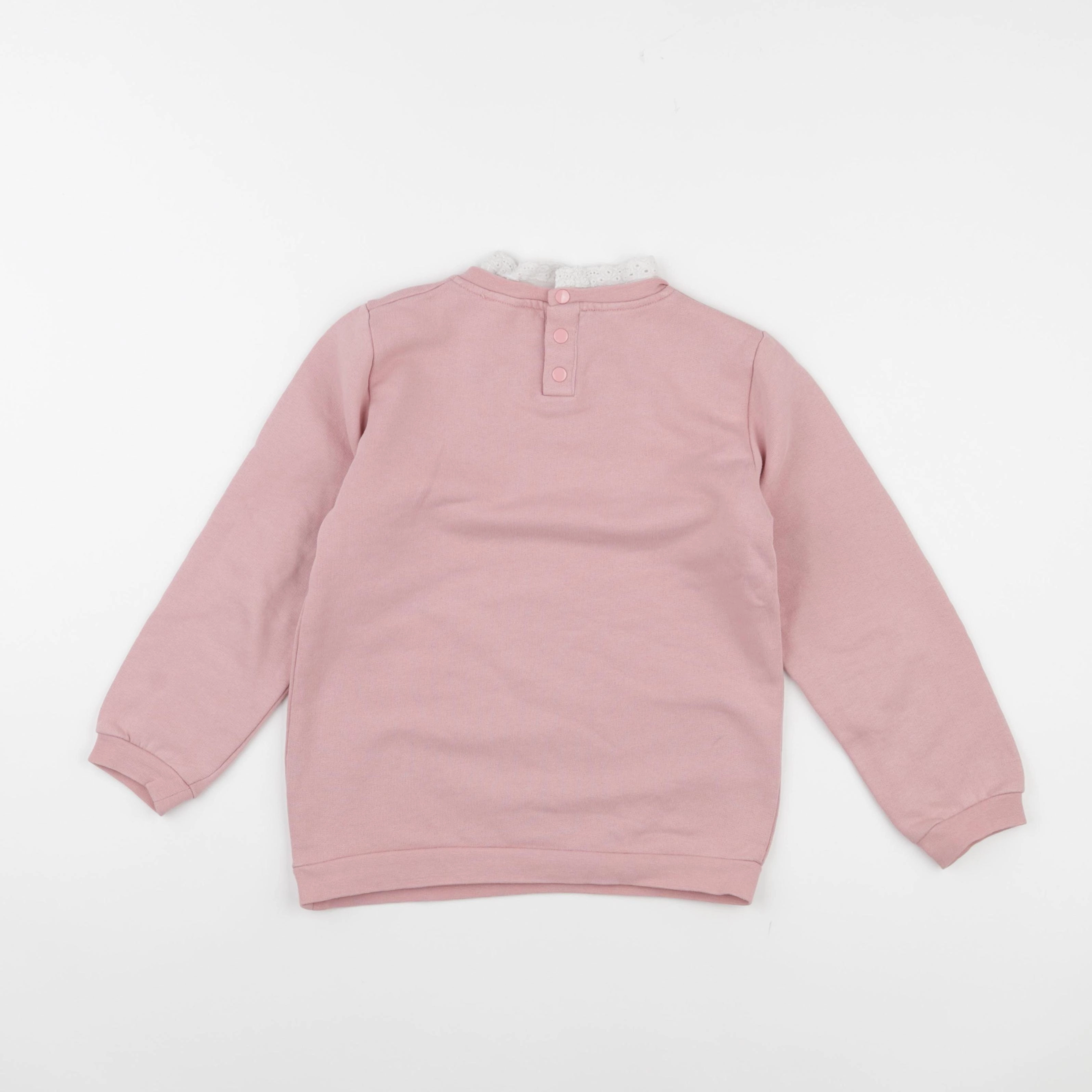 Little Cigogne - sweat rose - 8 ans