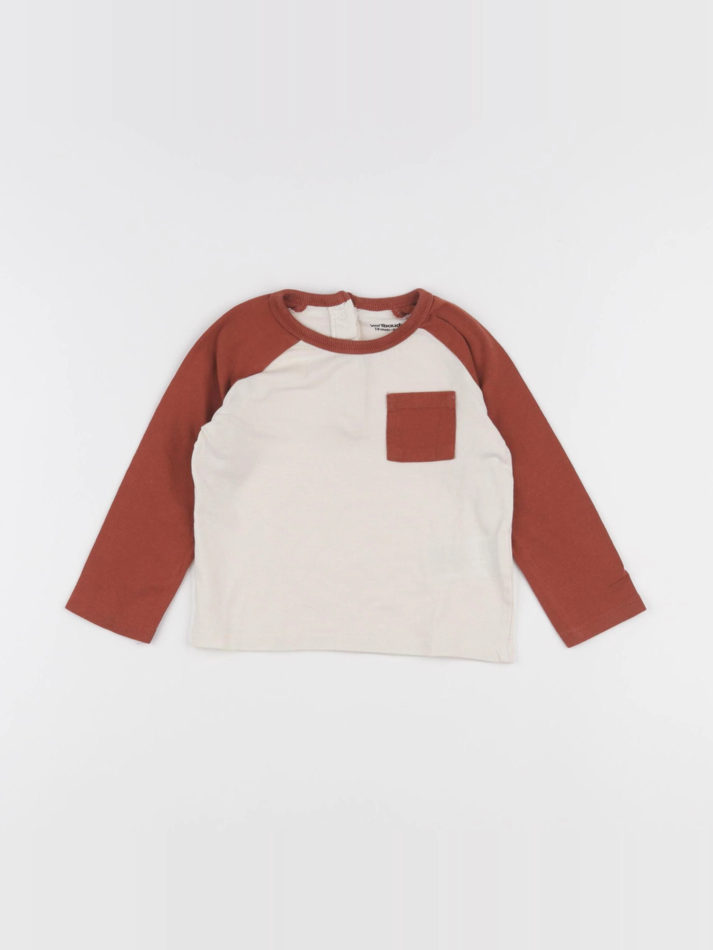 Vertbaudet - tee-shirt multicolore - 18 mois