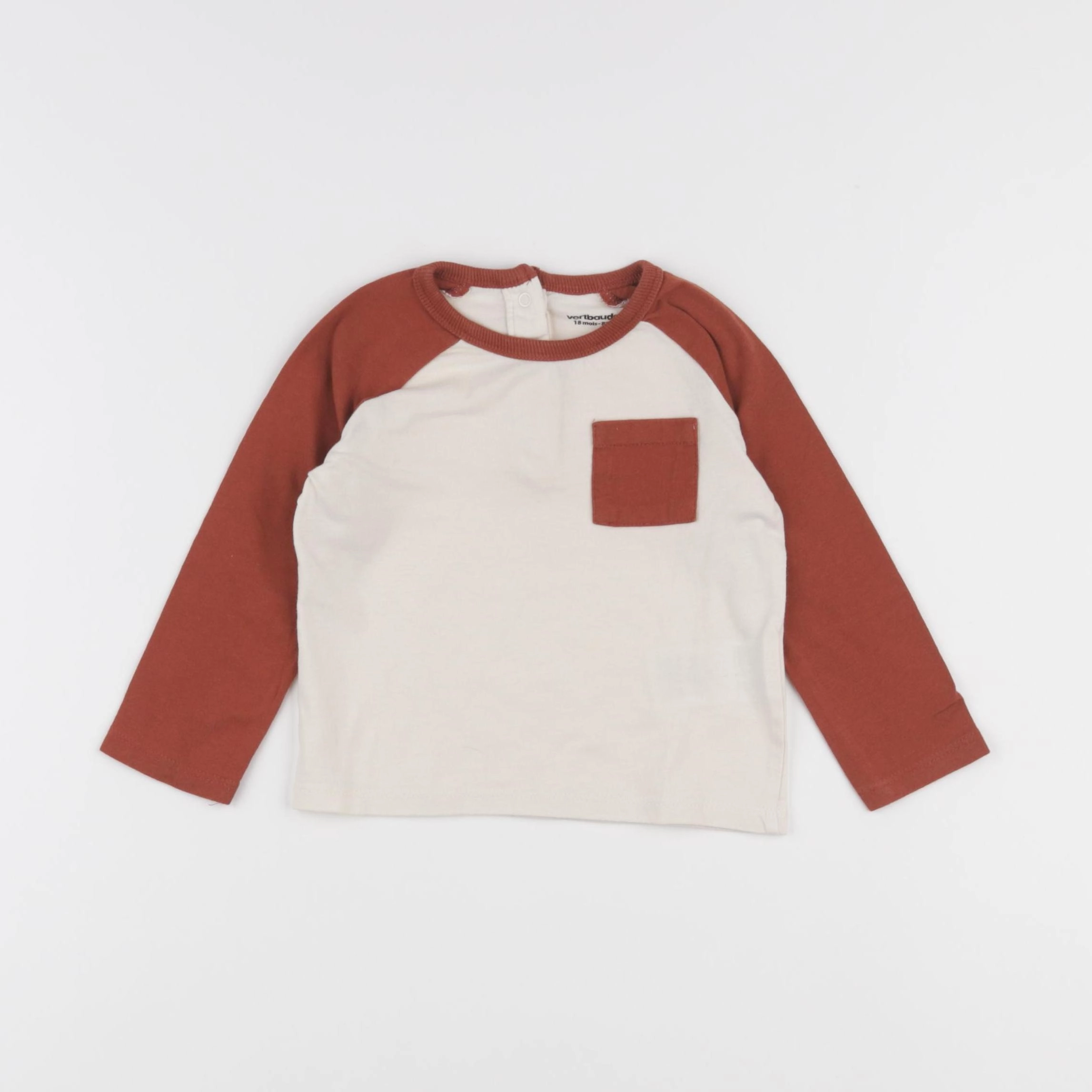 Vertbaudet - tee-shirt multicolore - 18 mois