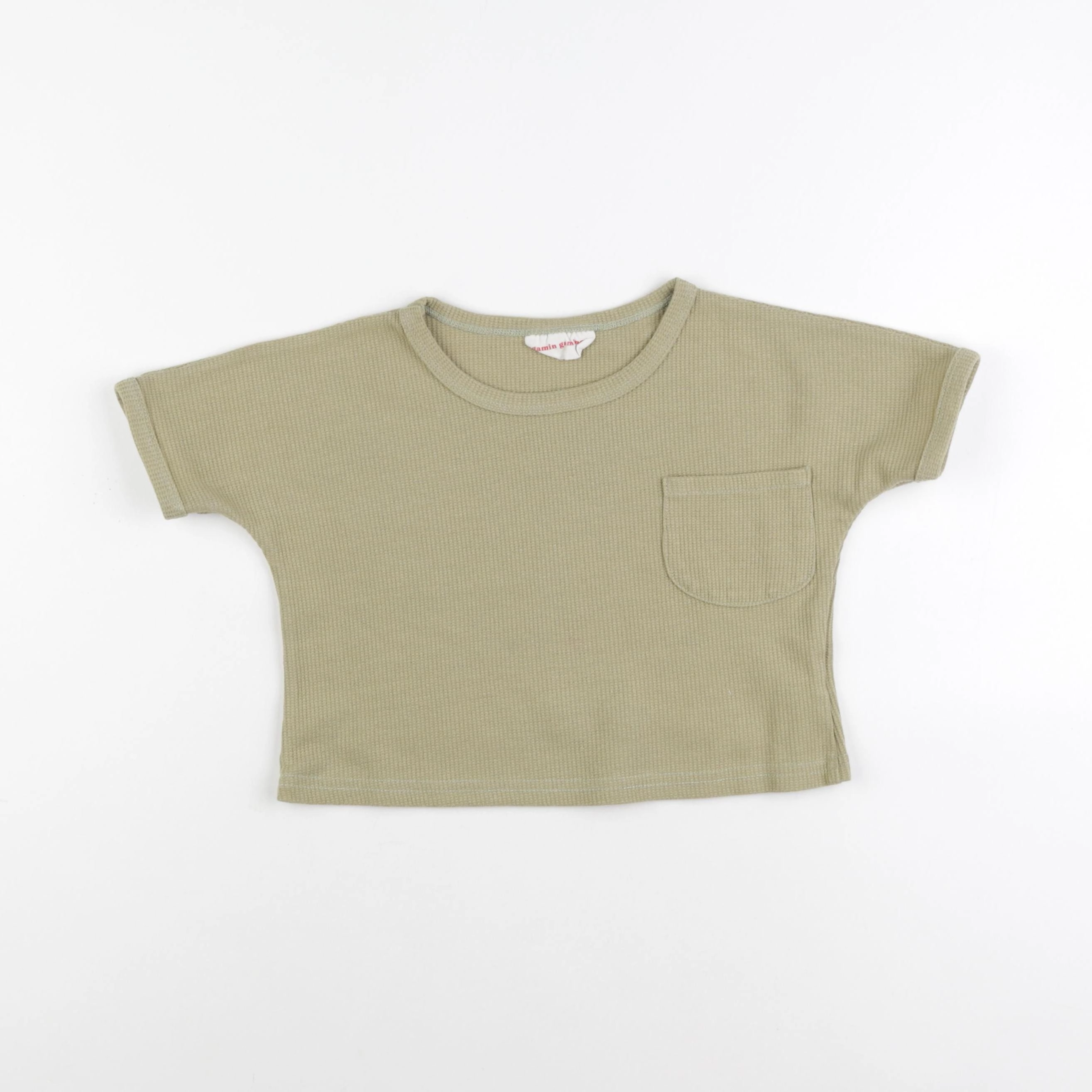 Gamin gamine - tee-shirt vert - 2 ans