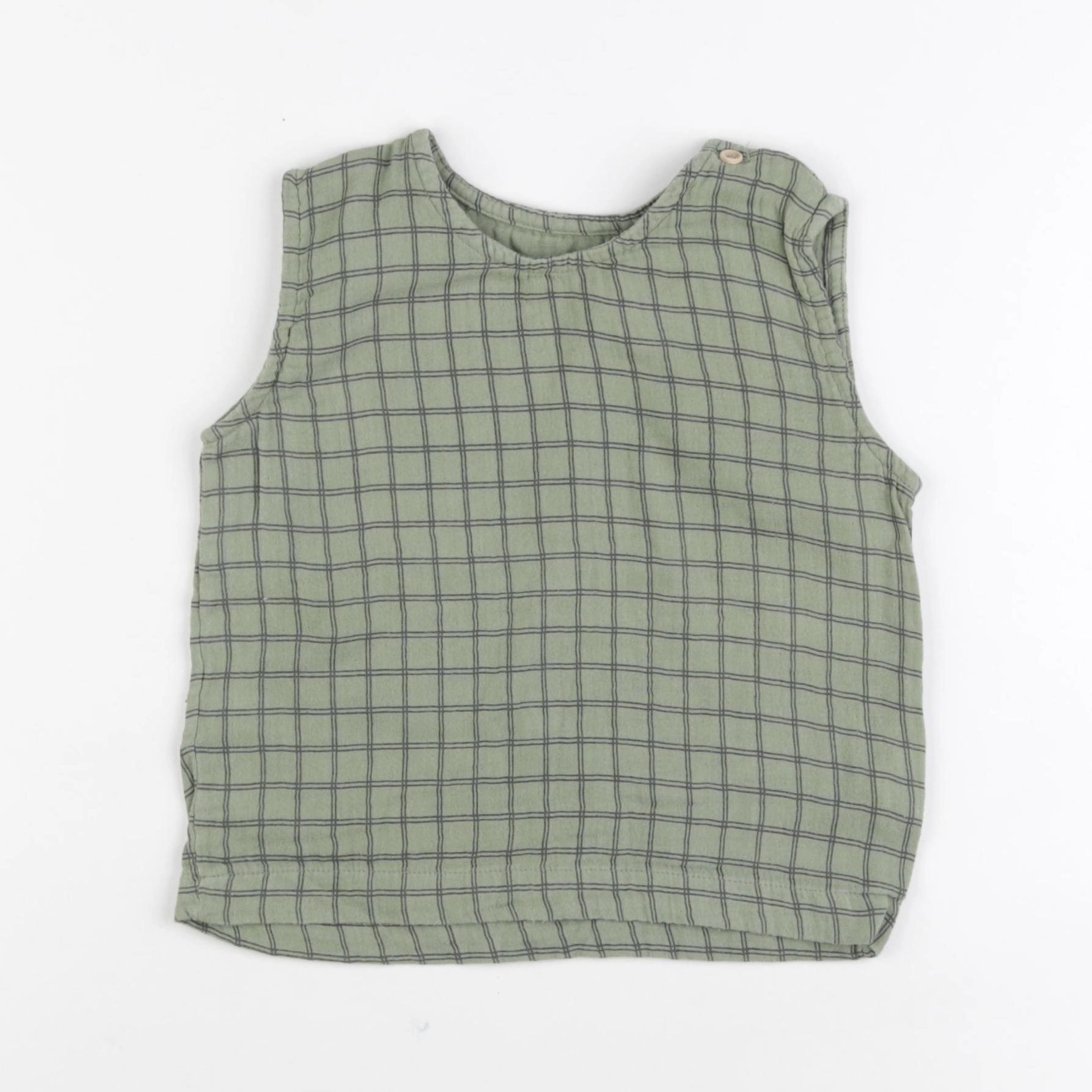 Poudre Organic - blouse vert - 2 ans