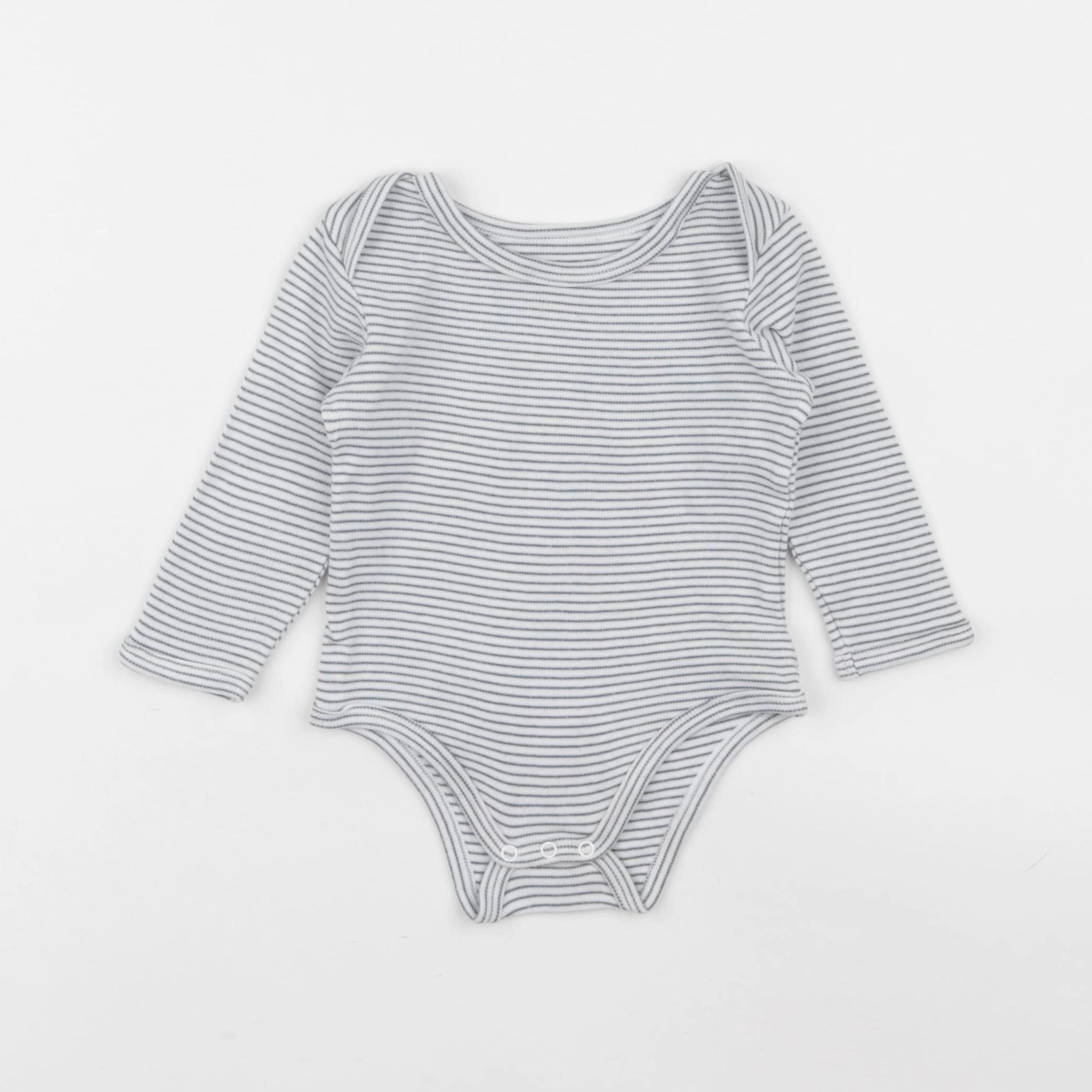 Vertbaudet - body bleu - 12 mois