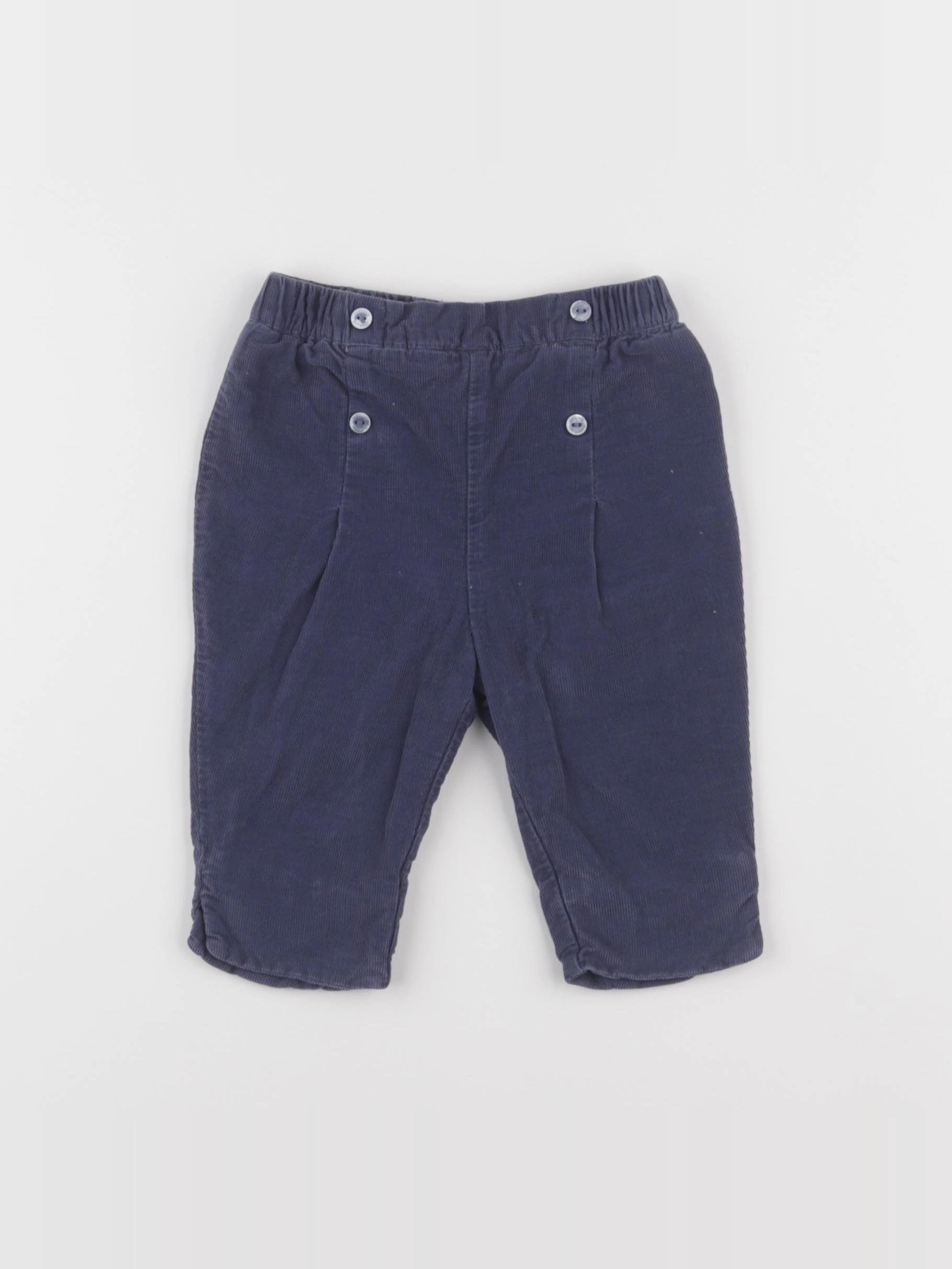 Cyrillus - pantalon bleu - 9 mois
