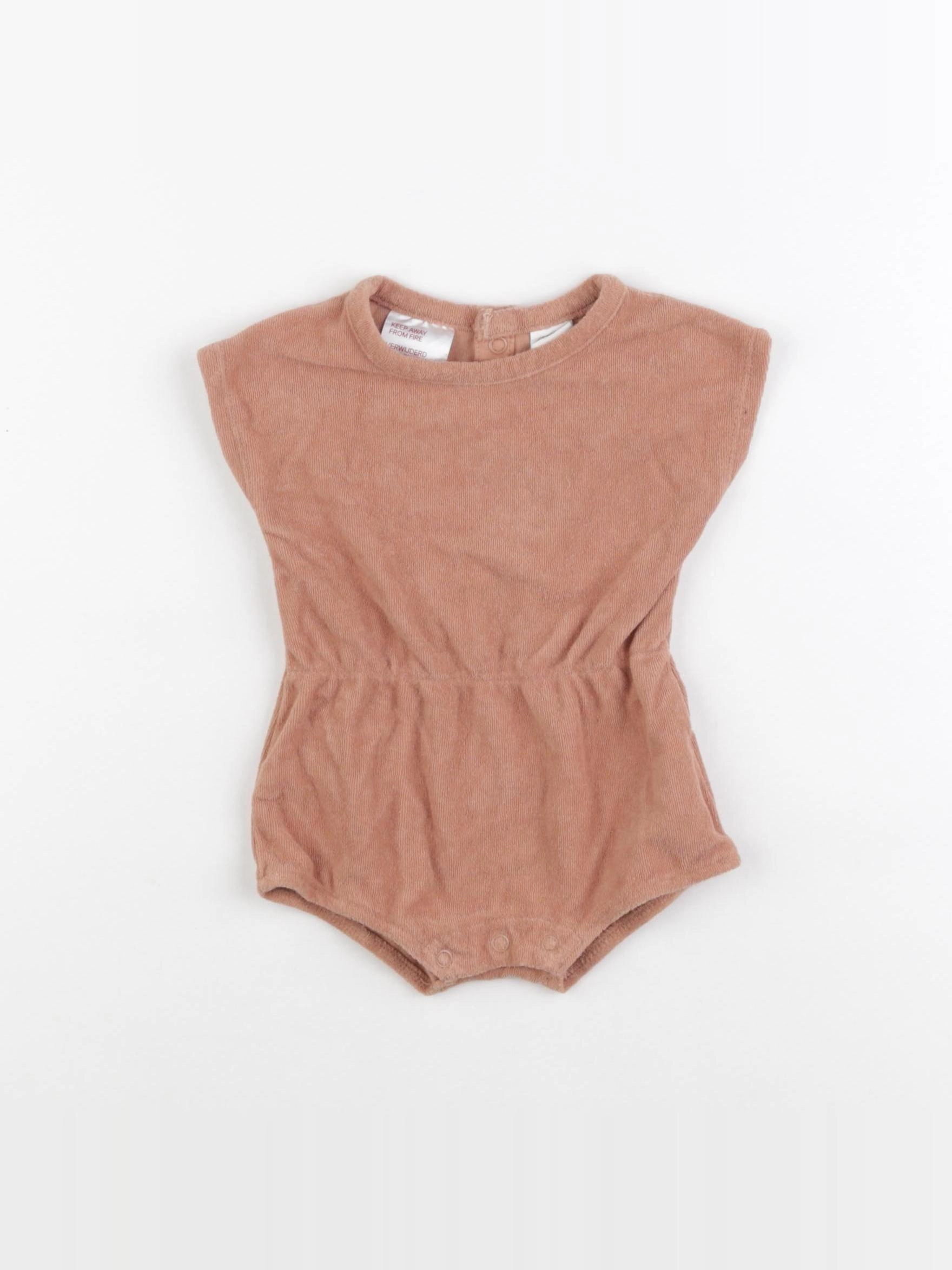 H&M - combinaison marron - 1 mois