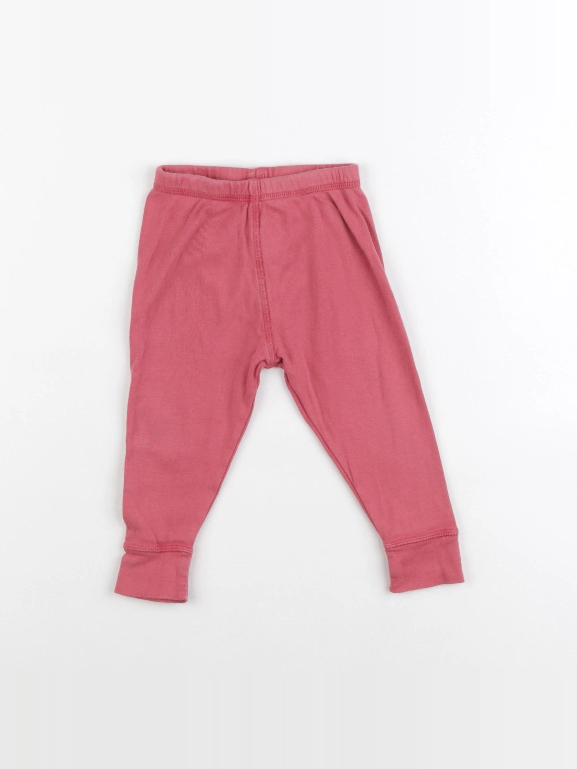 Bonton - legging rose - 12 mois