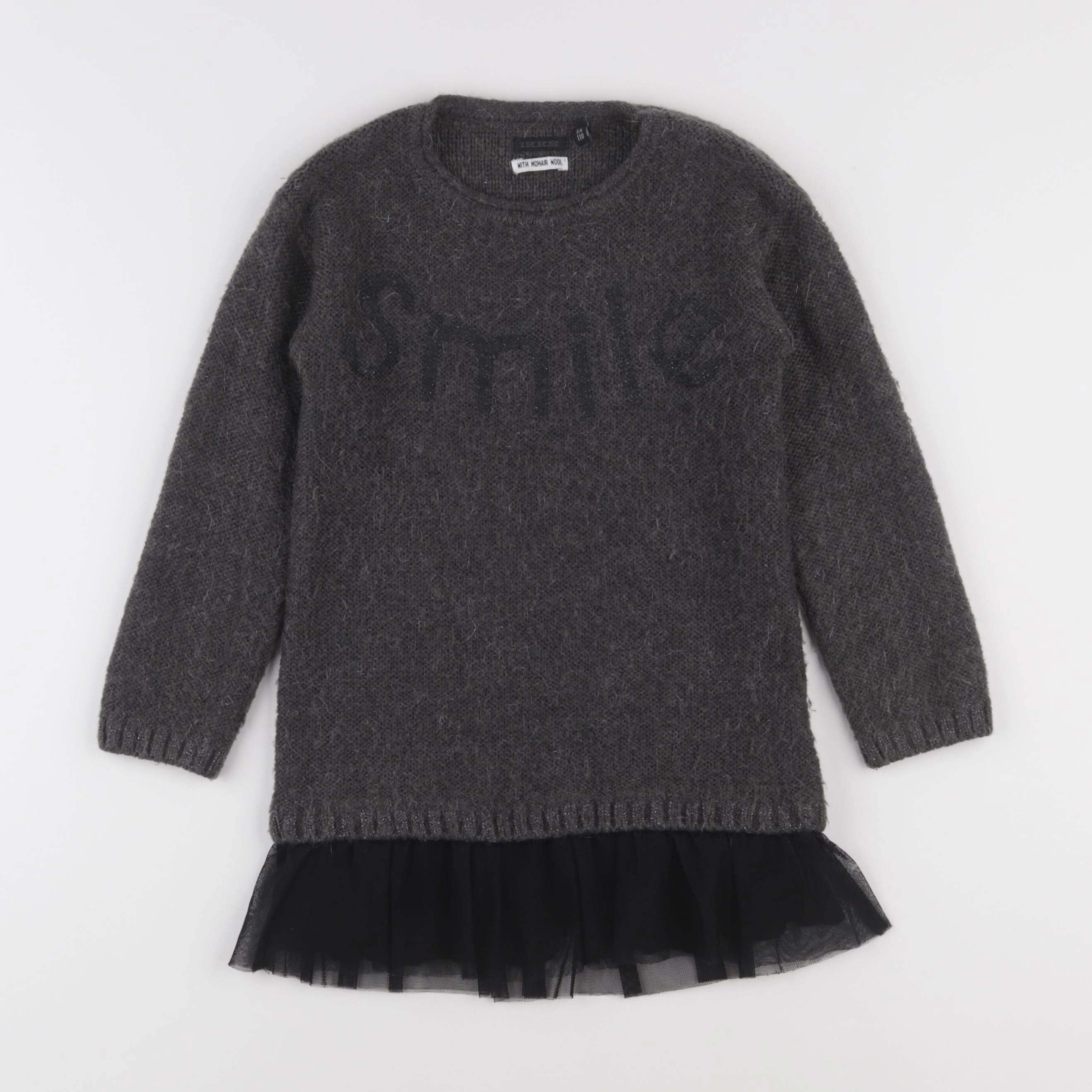IKKS - robe gris - 5 ans