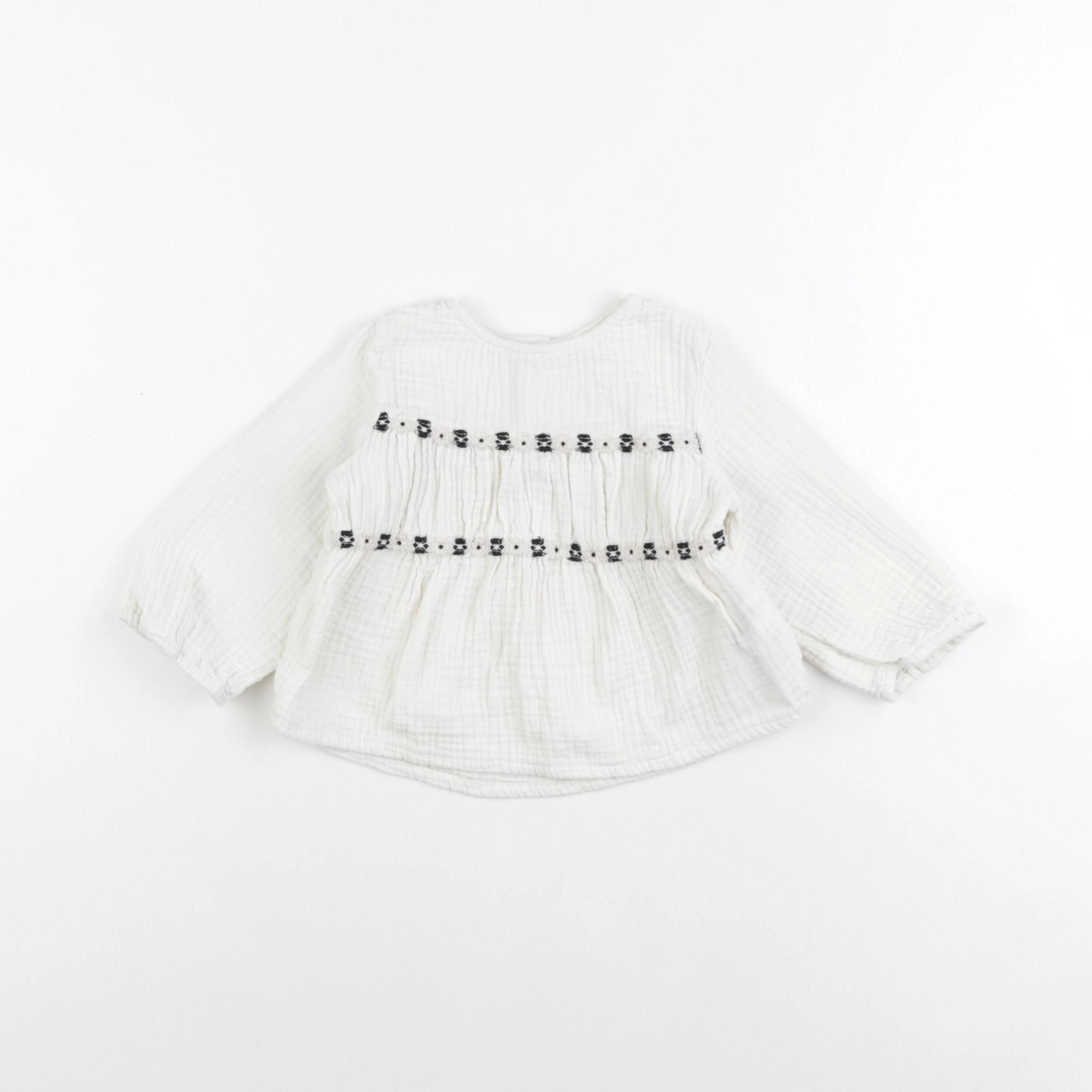 Zara - blouse beige - 2 ans