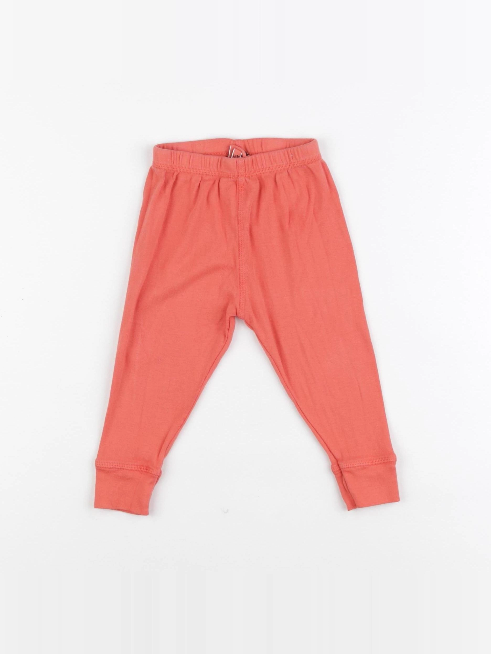 Bonton - legging rouge - 12 mois