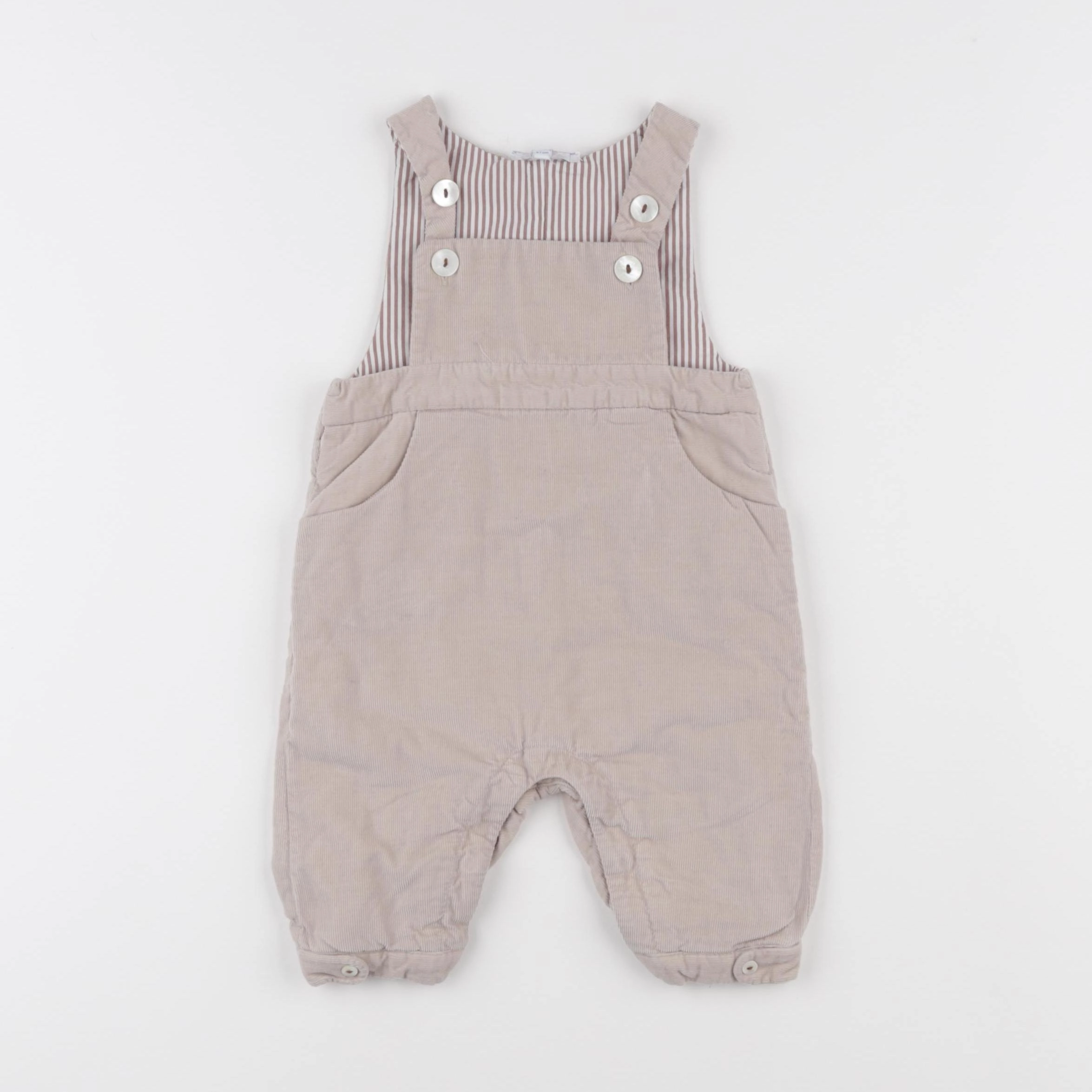 Jacadi - salopette beige - 6 mois