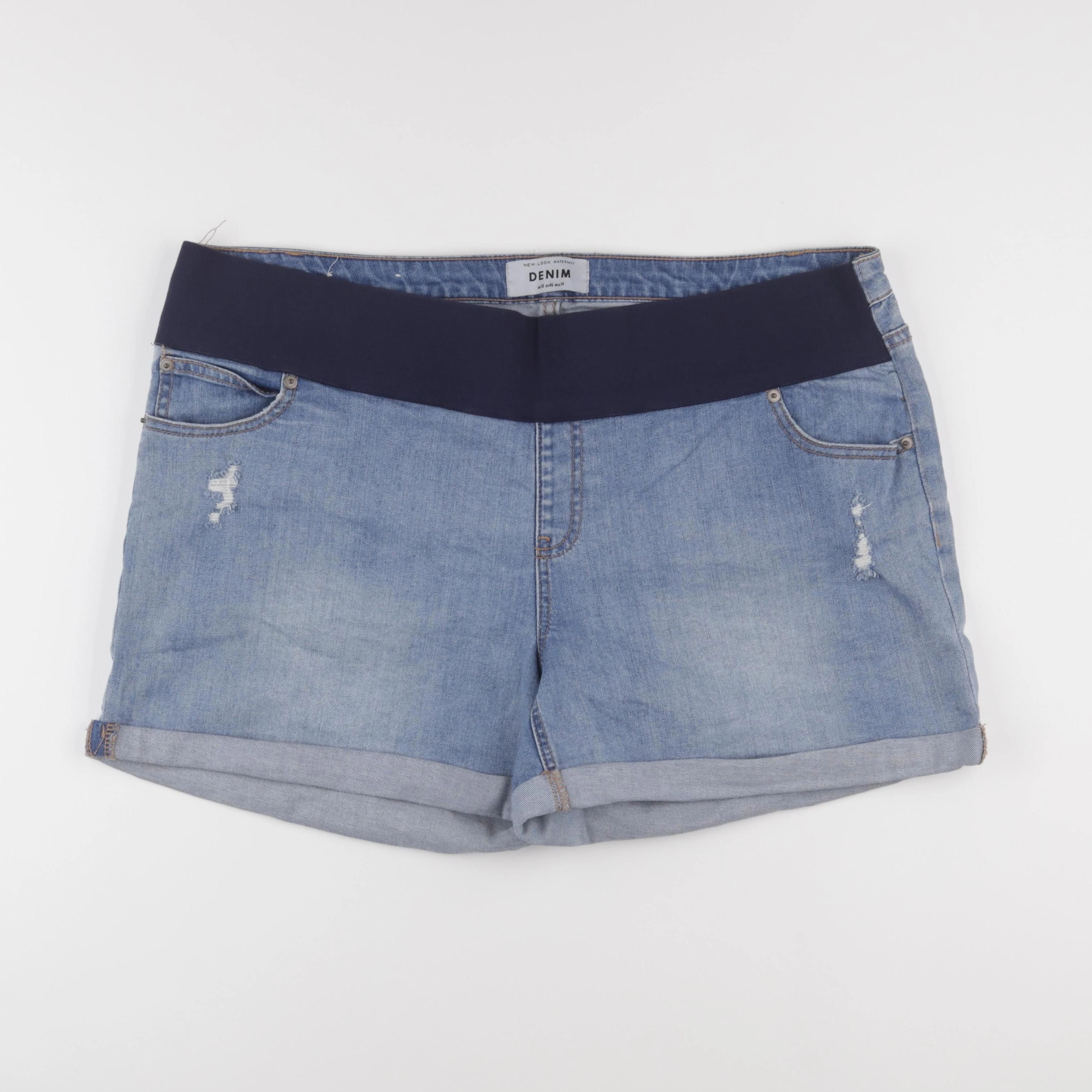 New Look - short grossesse bleu - 46