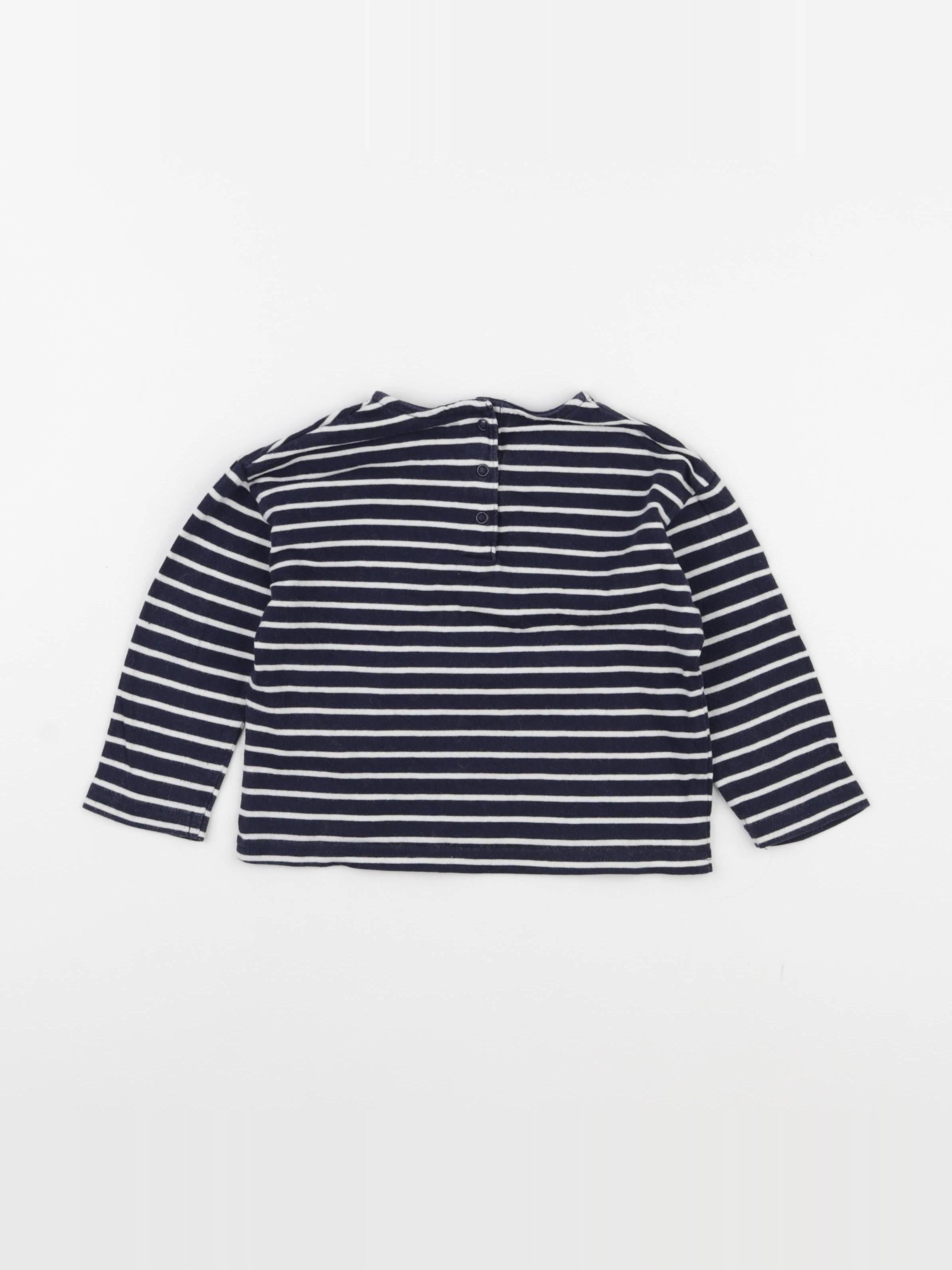 Vertbaudet - tee-shirt bleu - 18 mois