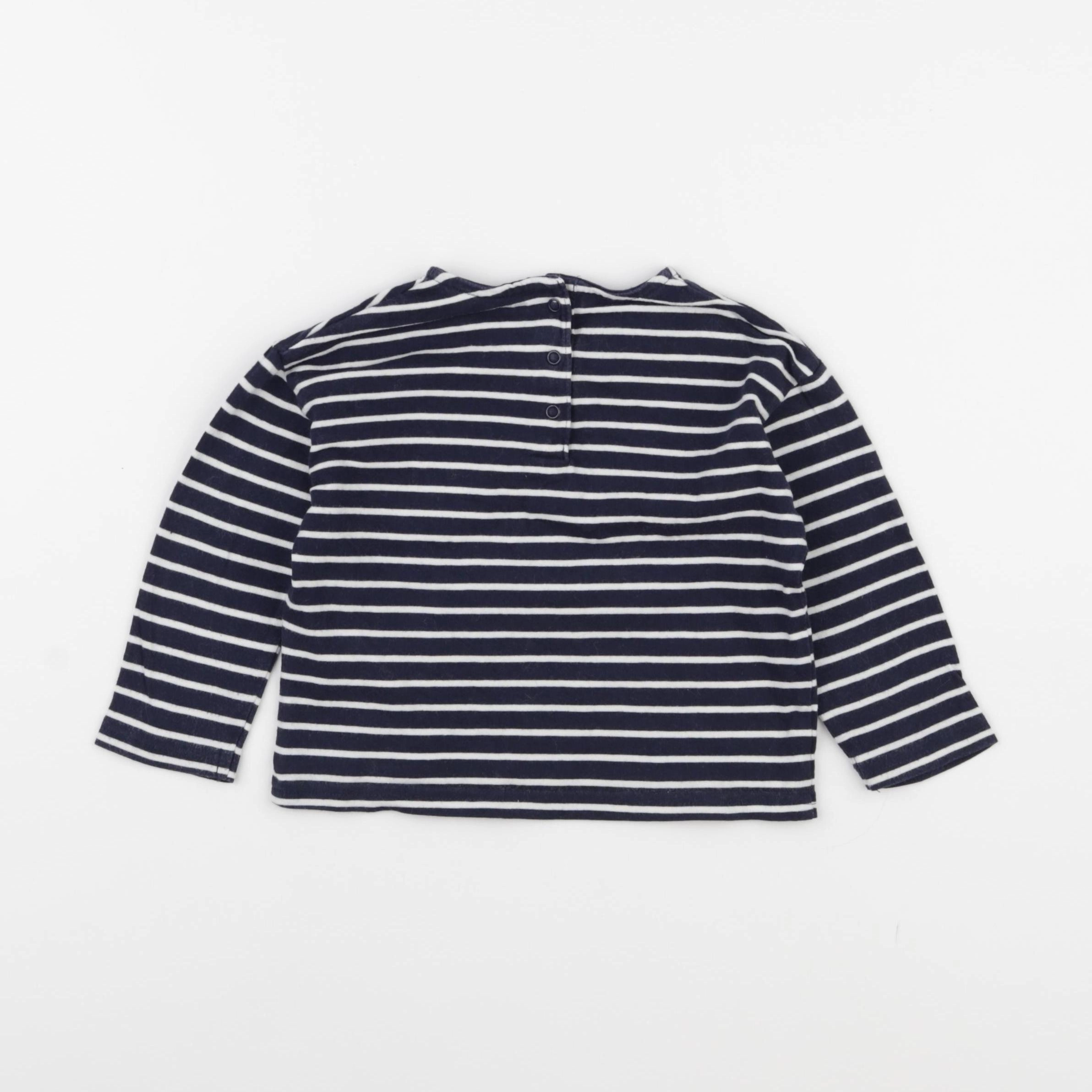 Vertbaudet - tee-shirt bleu - 18 mois