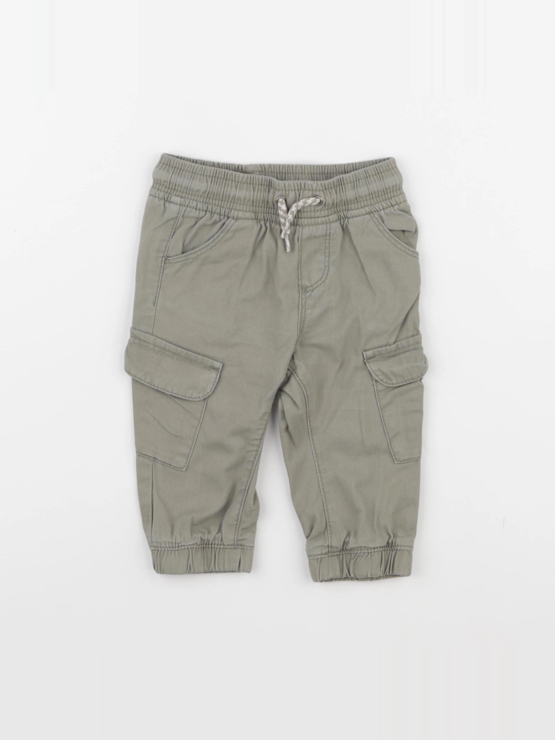 Vertbaudet - pantalon vert - 9 mois