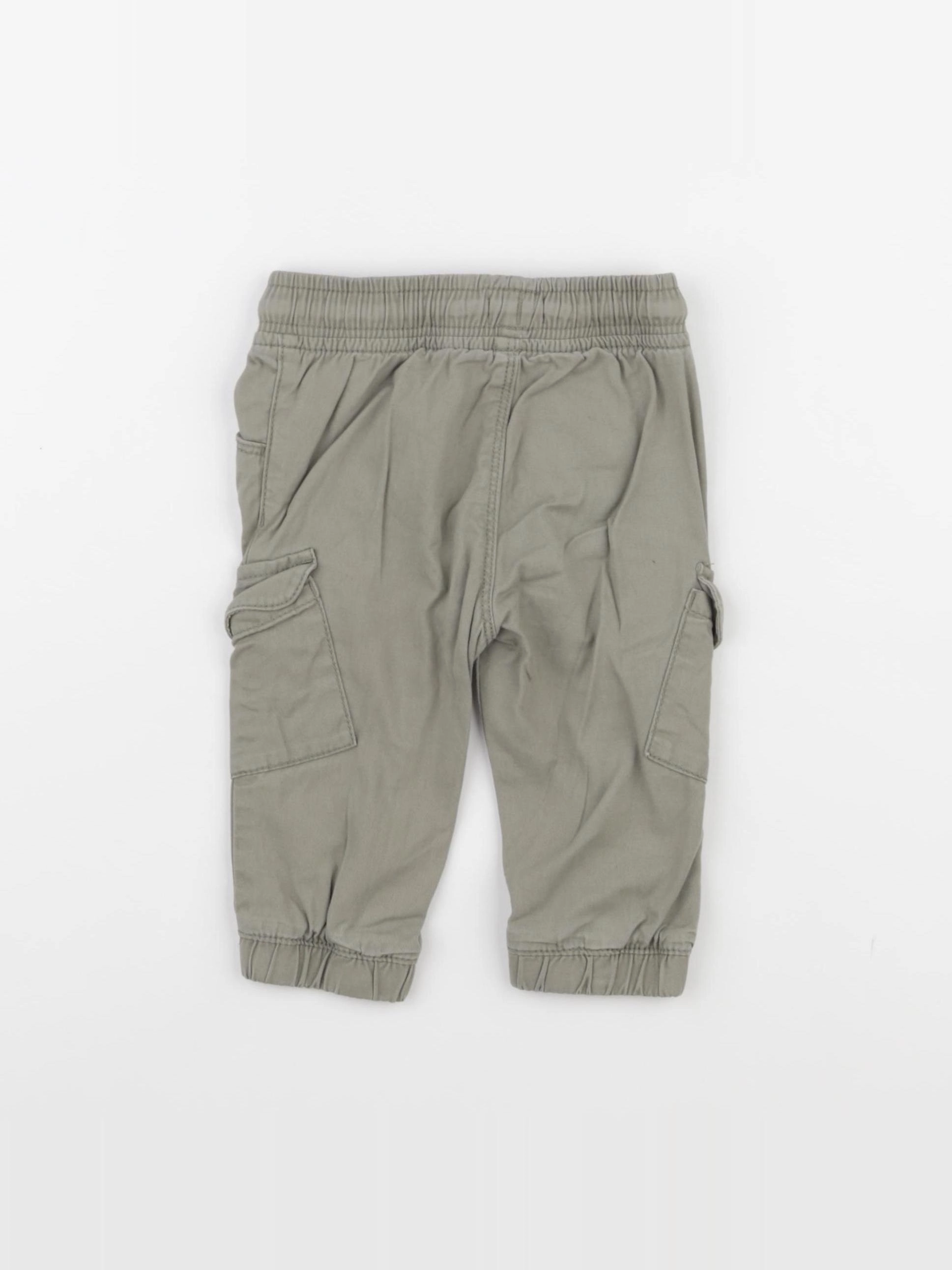Vertbaudet - pantalon vert - 9 mois