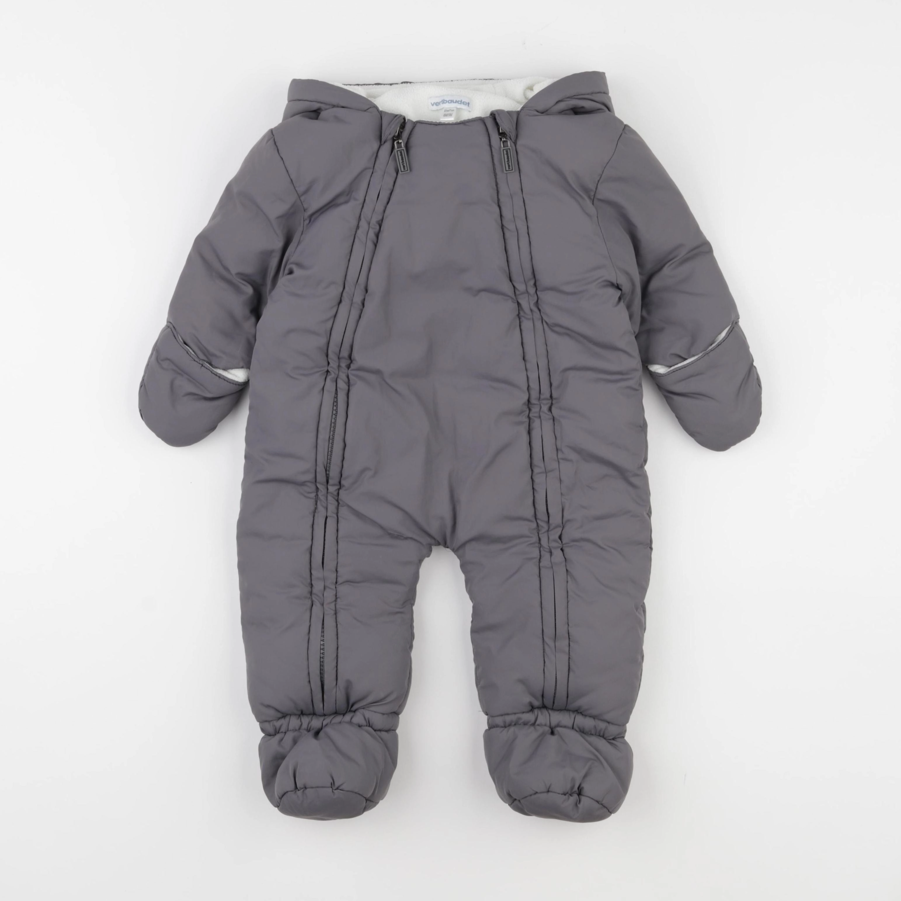 Vertbaudet - combi-pilote gris - 6/9 mois