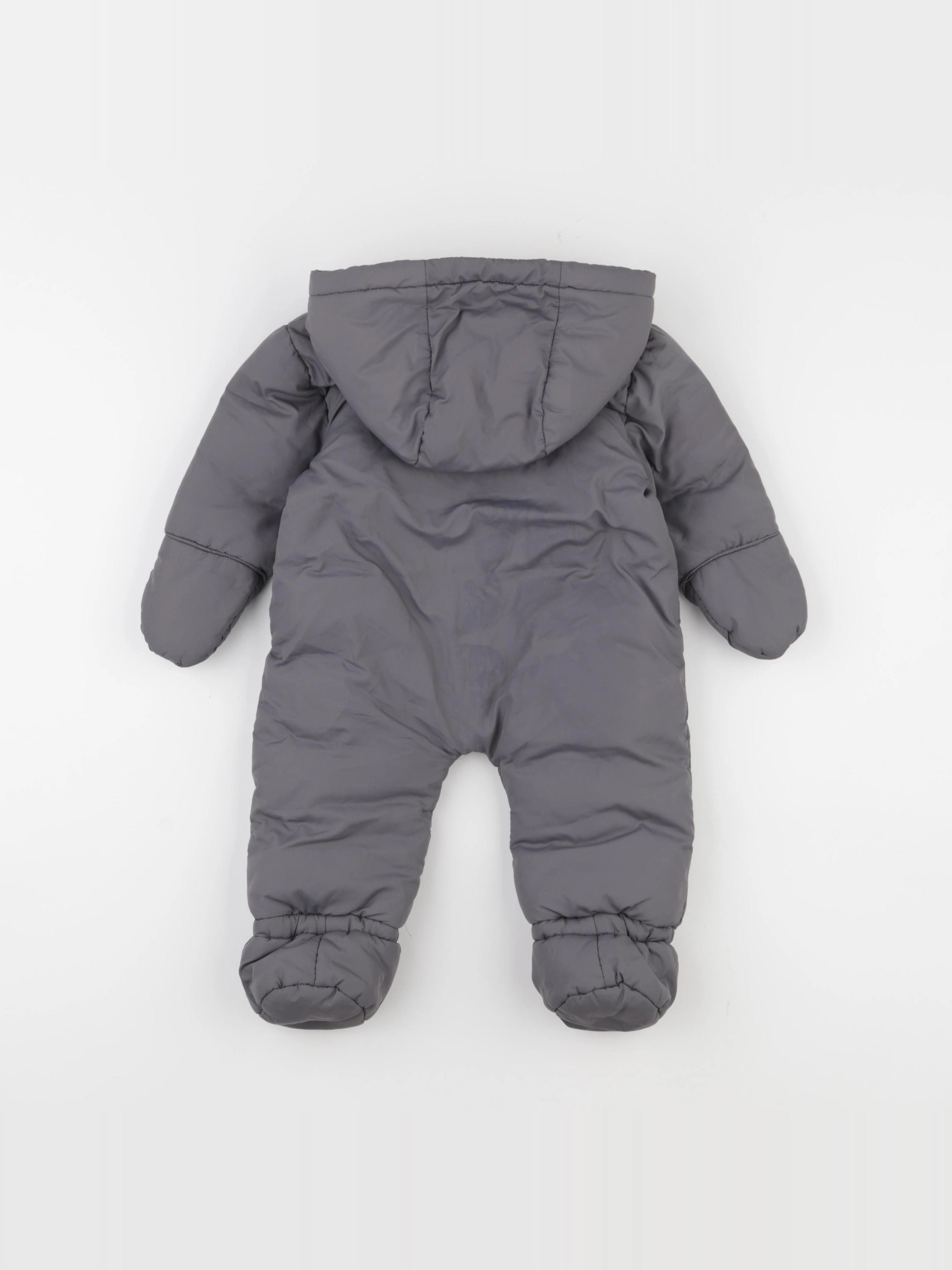 Vertbaudet - combi-pilote gris - 6/9 mois