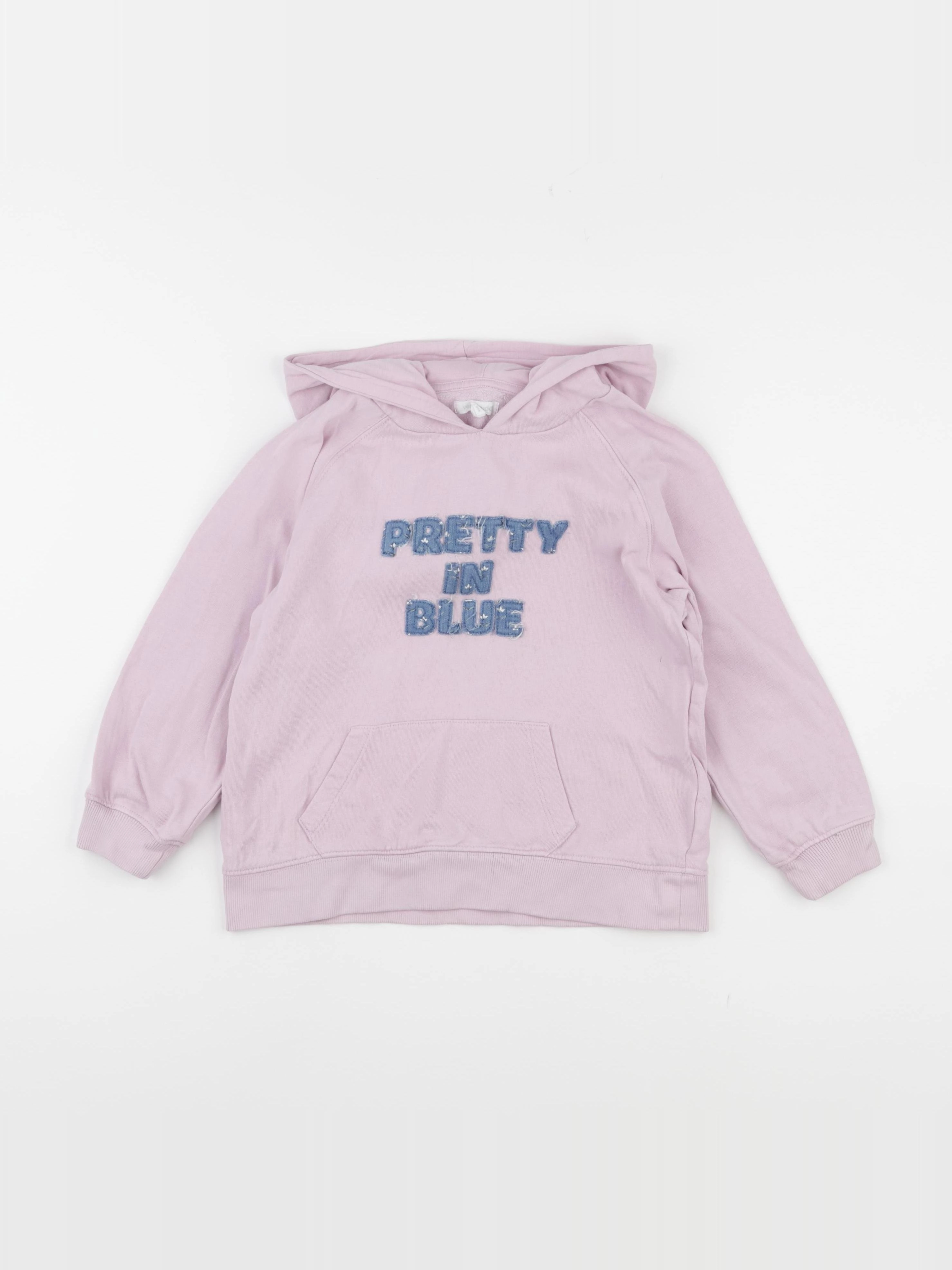 Vertbaudet - sweat rose - 6 ans