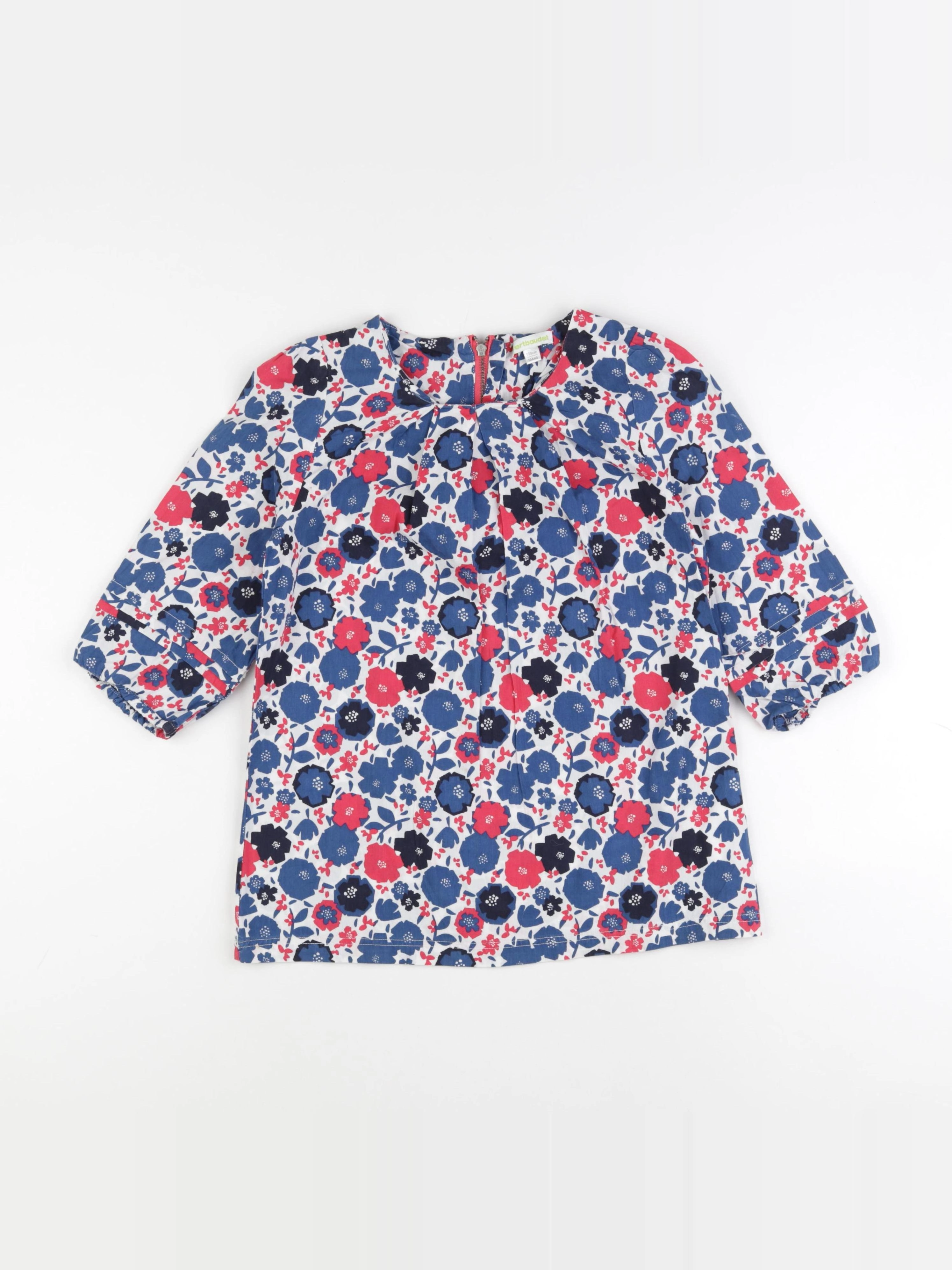 Vertbaudet - blouse multicolore - 10 ans
