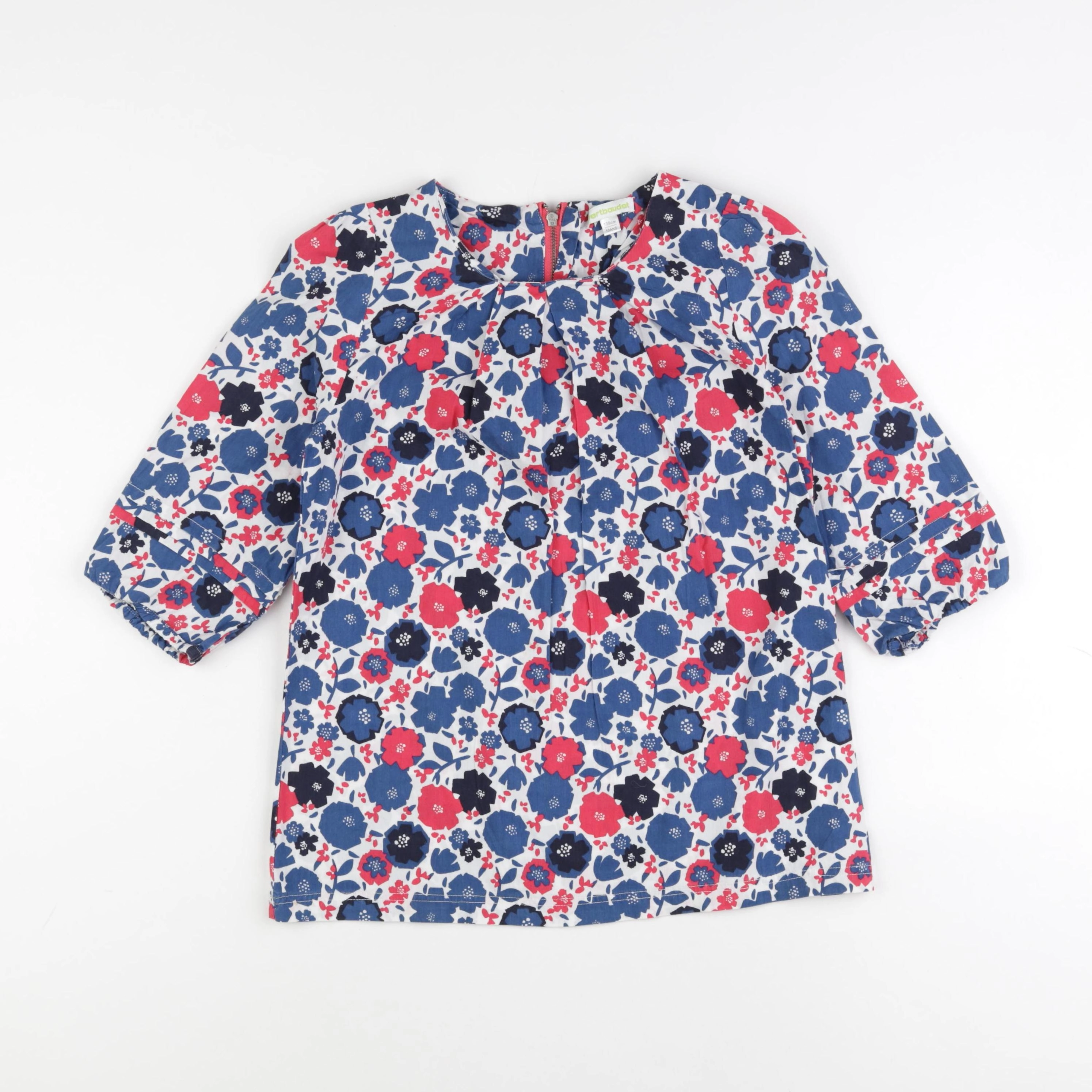 Vertbaudet - blouse multicolore - 10 ans