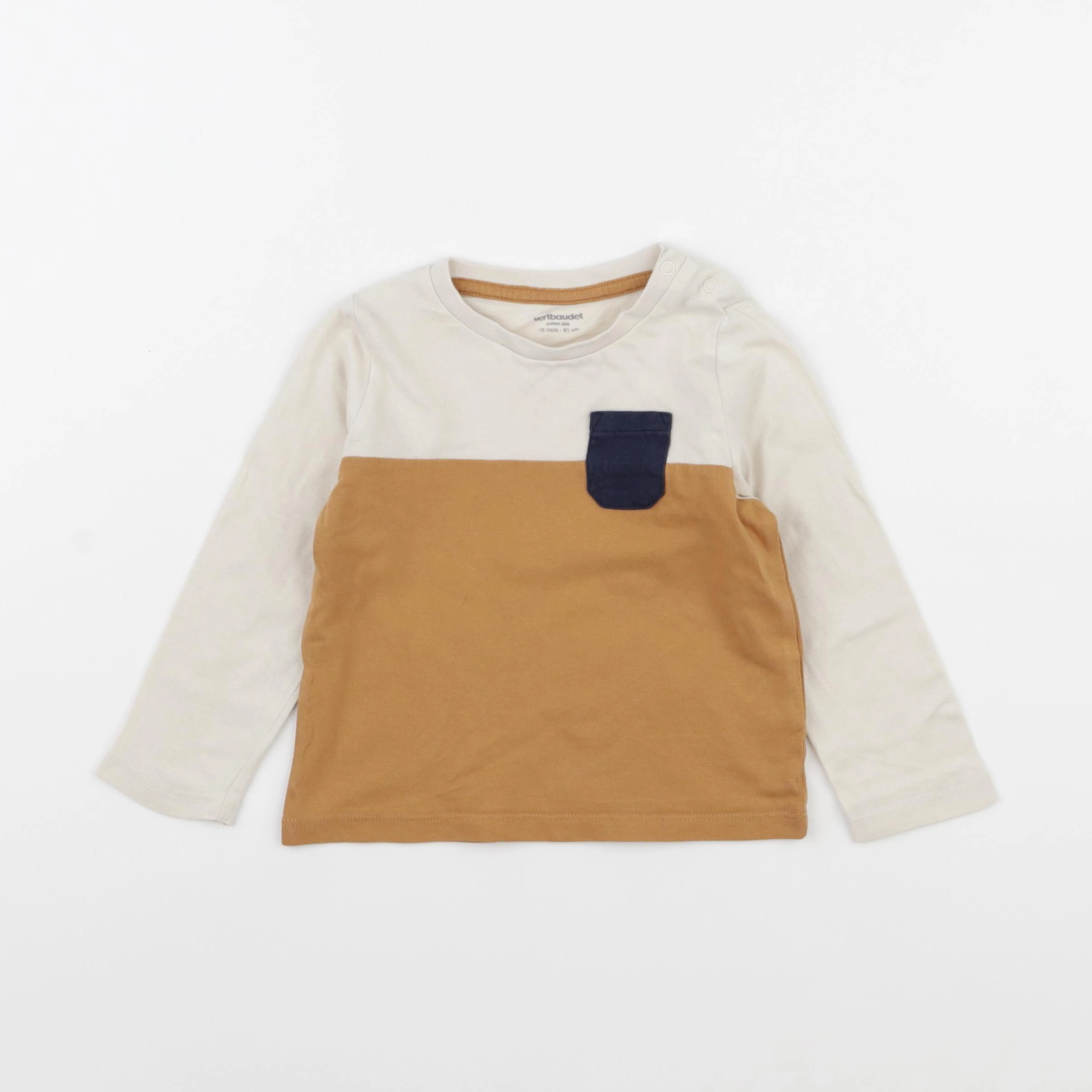 Vertbaudet - tee-shirt multicolore - 18 mois
