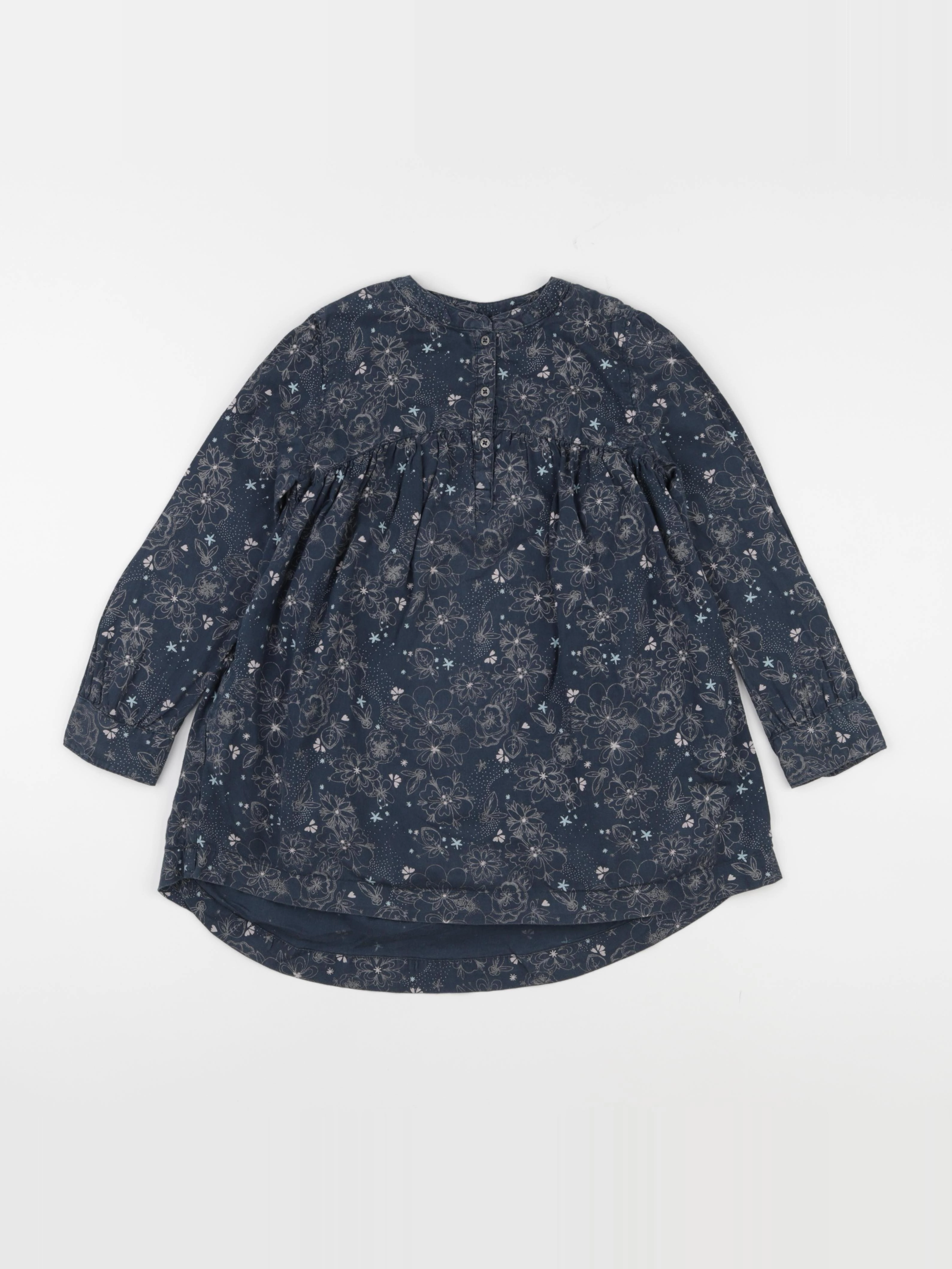 Vertbaudet - robe bleu - 6 ans