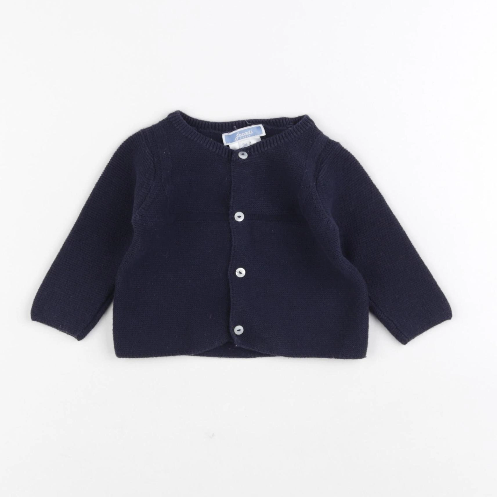 Jacadi - gilet bleu - 3 mois
