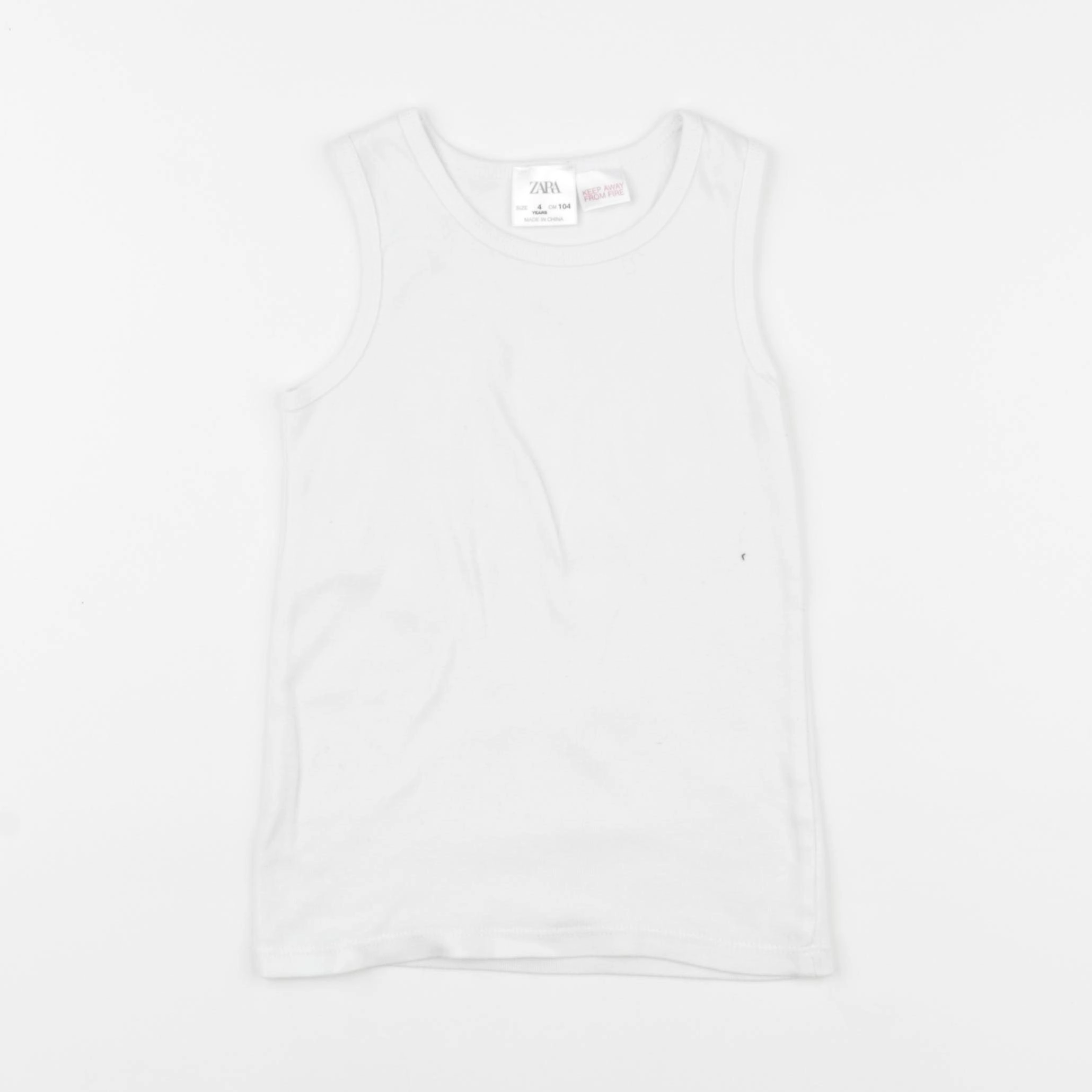 Zara - maillot de corps blanc - 4 ans