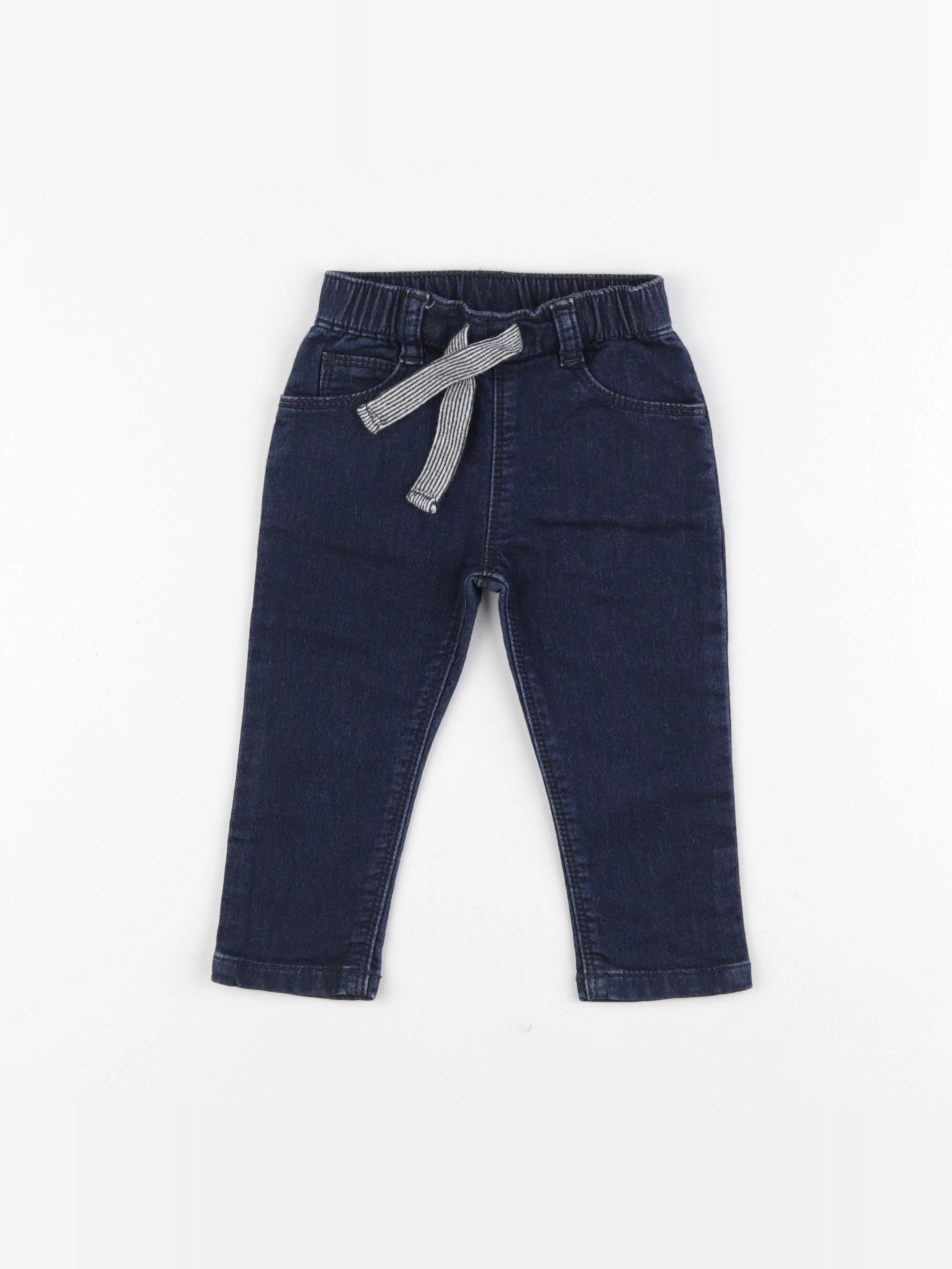 Petit Bateau - jean bleu - 6 mois