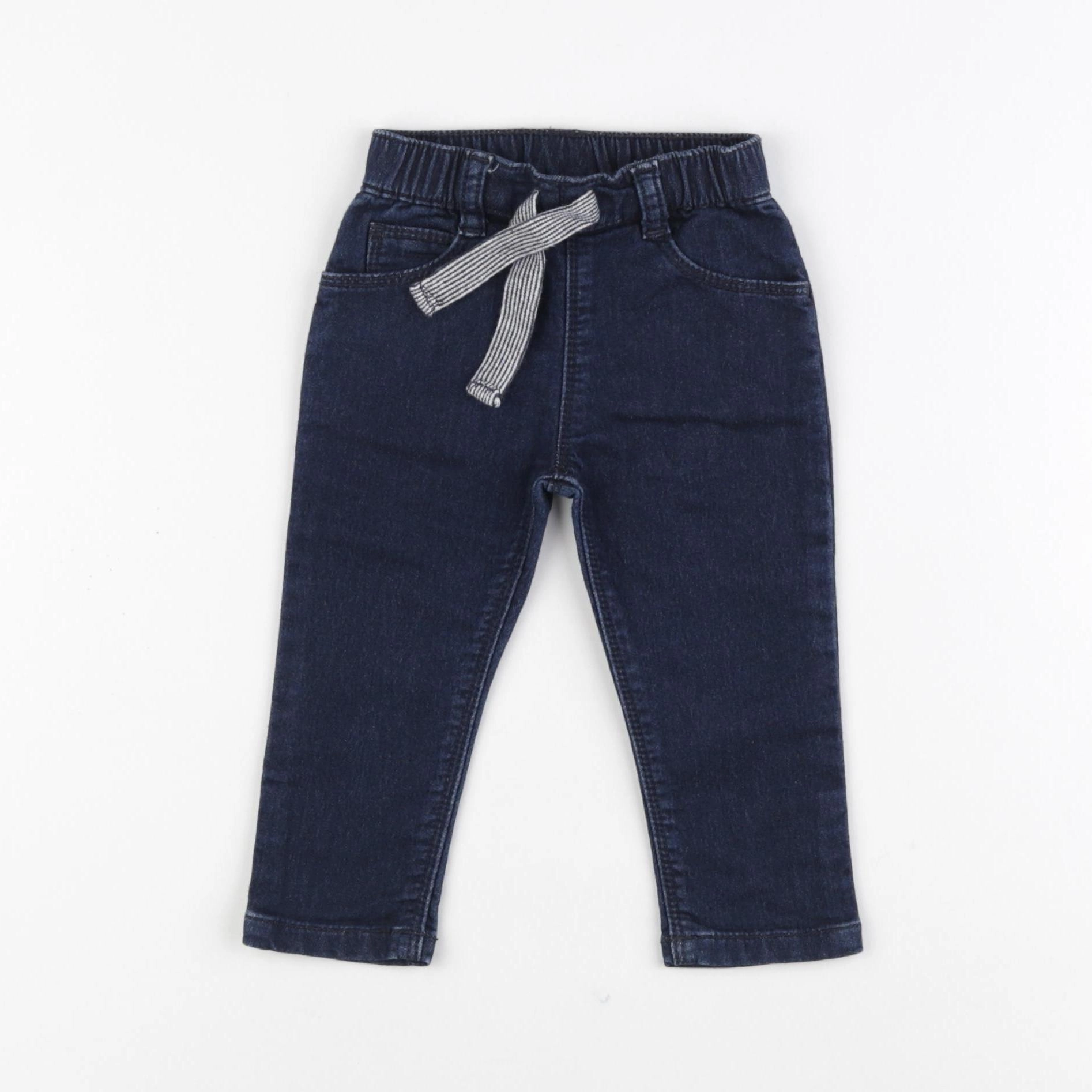 Petit Bateau - jean bleu - 6 mois
