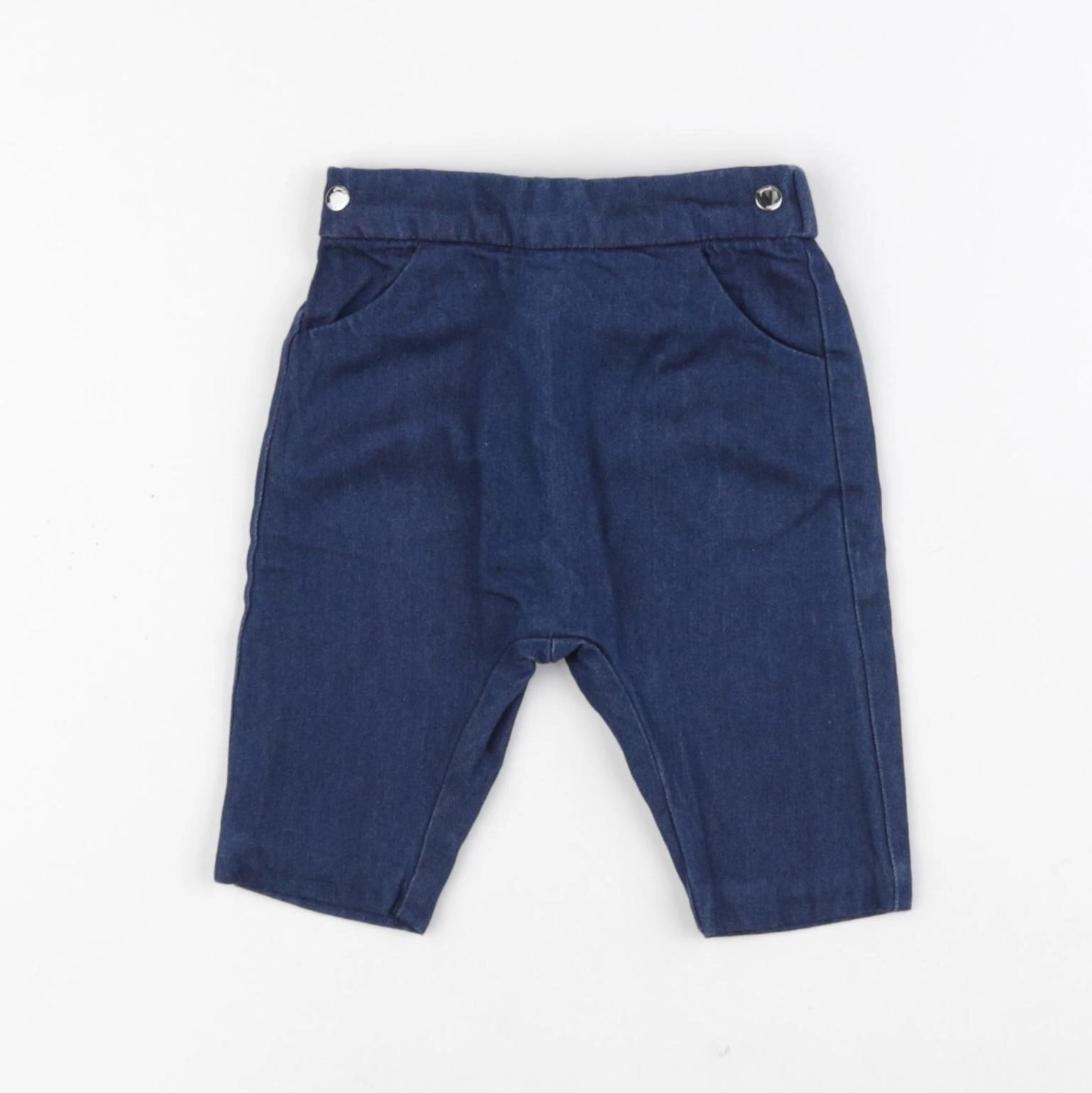Jacadi - pantalon doublé bleu - 3 mois