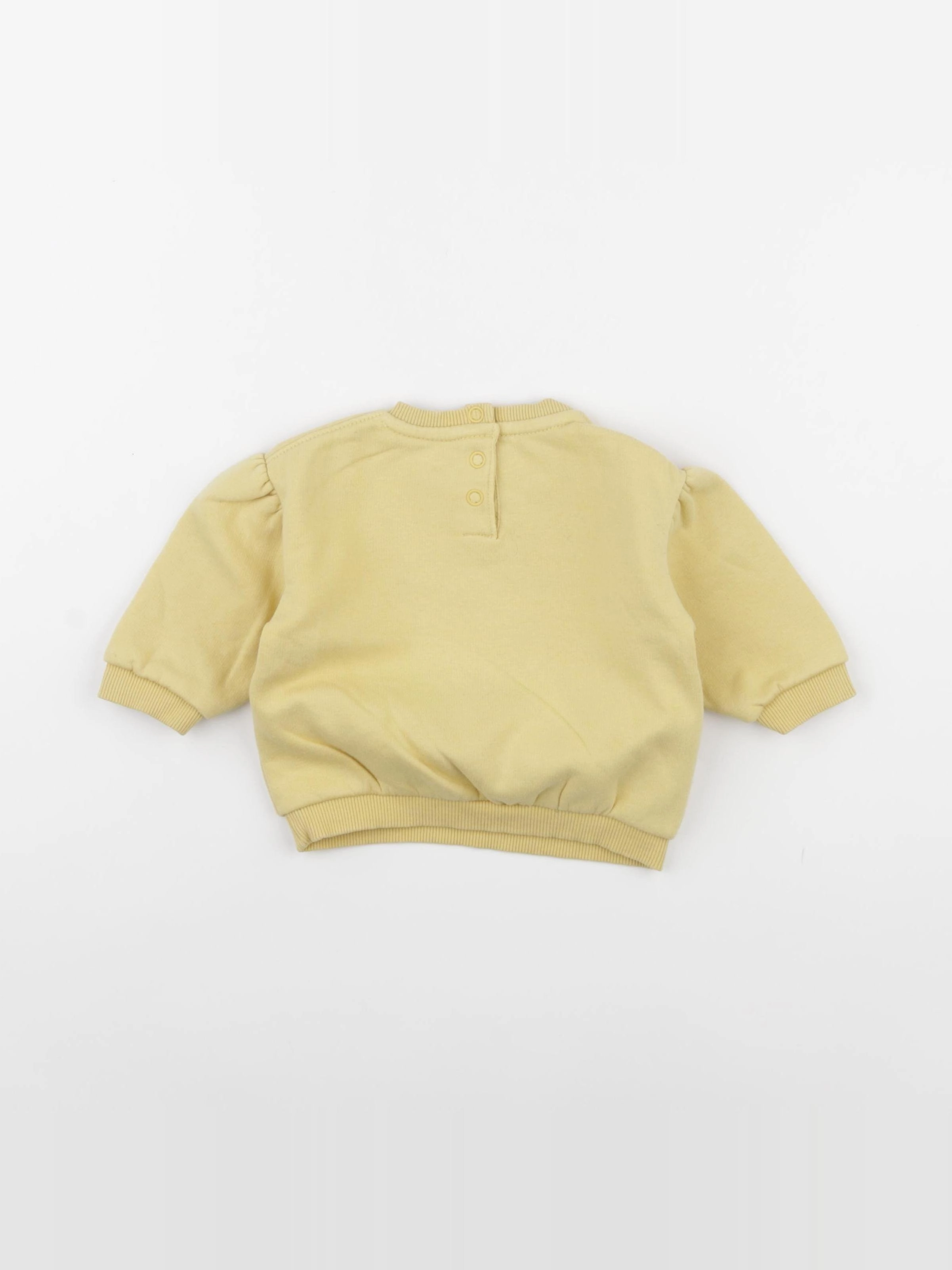 Tape à l'oeil - sweat jaune - 6 mois