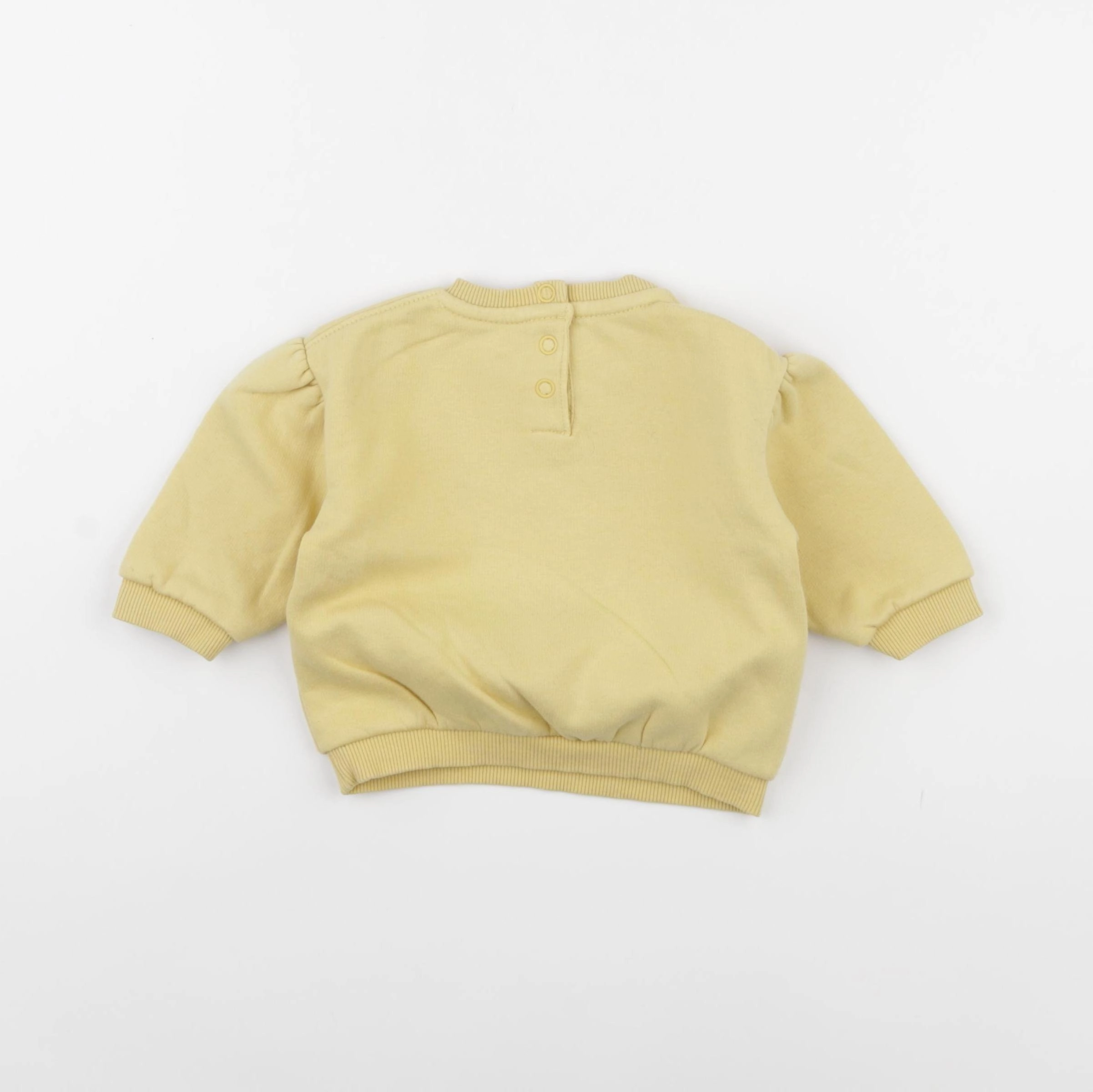 Tape à l'oeil - sweat jaune - 6 mois