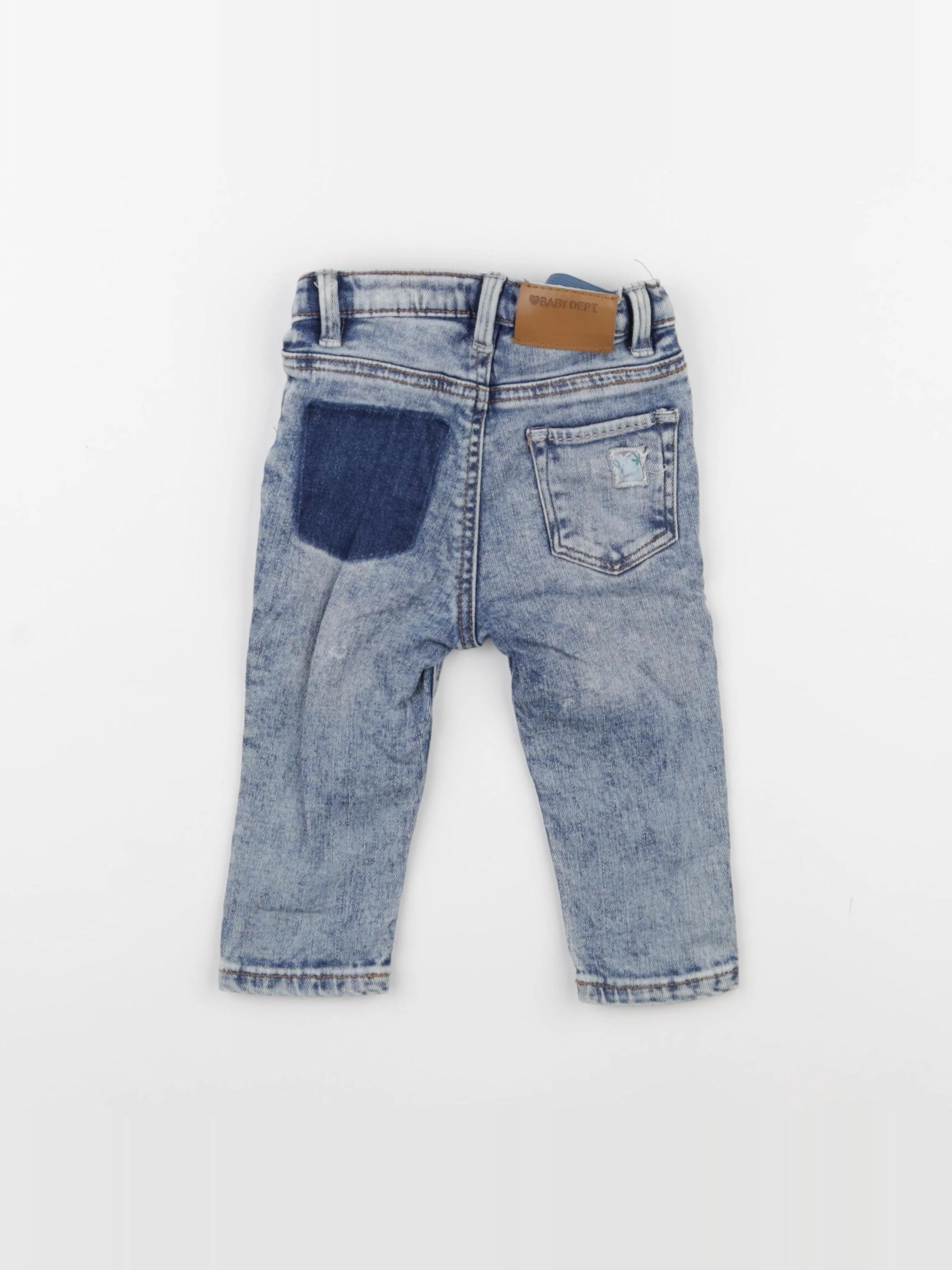 H&M - jean bleu - 3/6 mois