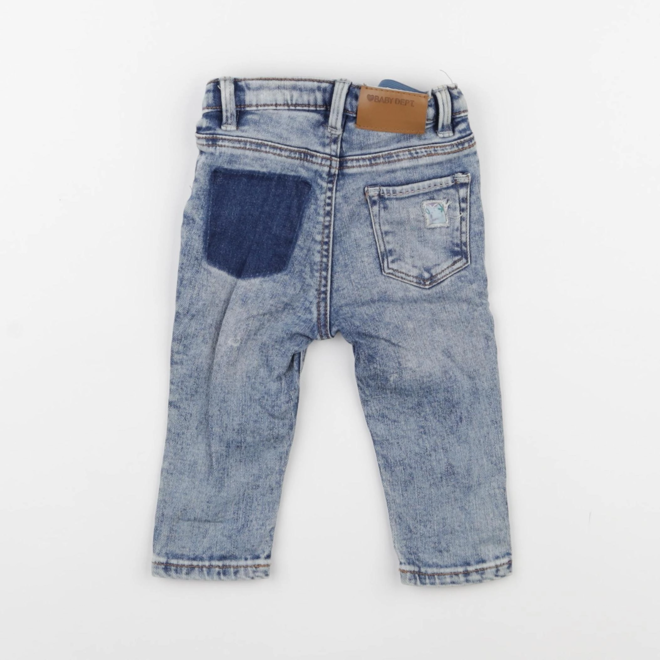 H&M - jean bleu - 3/6 mois