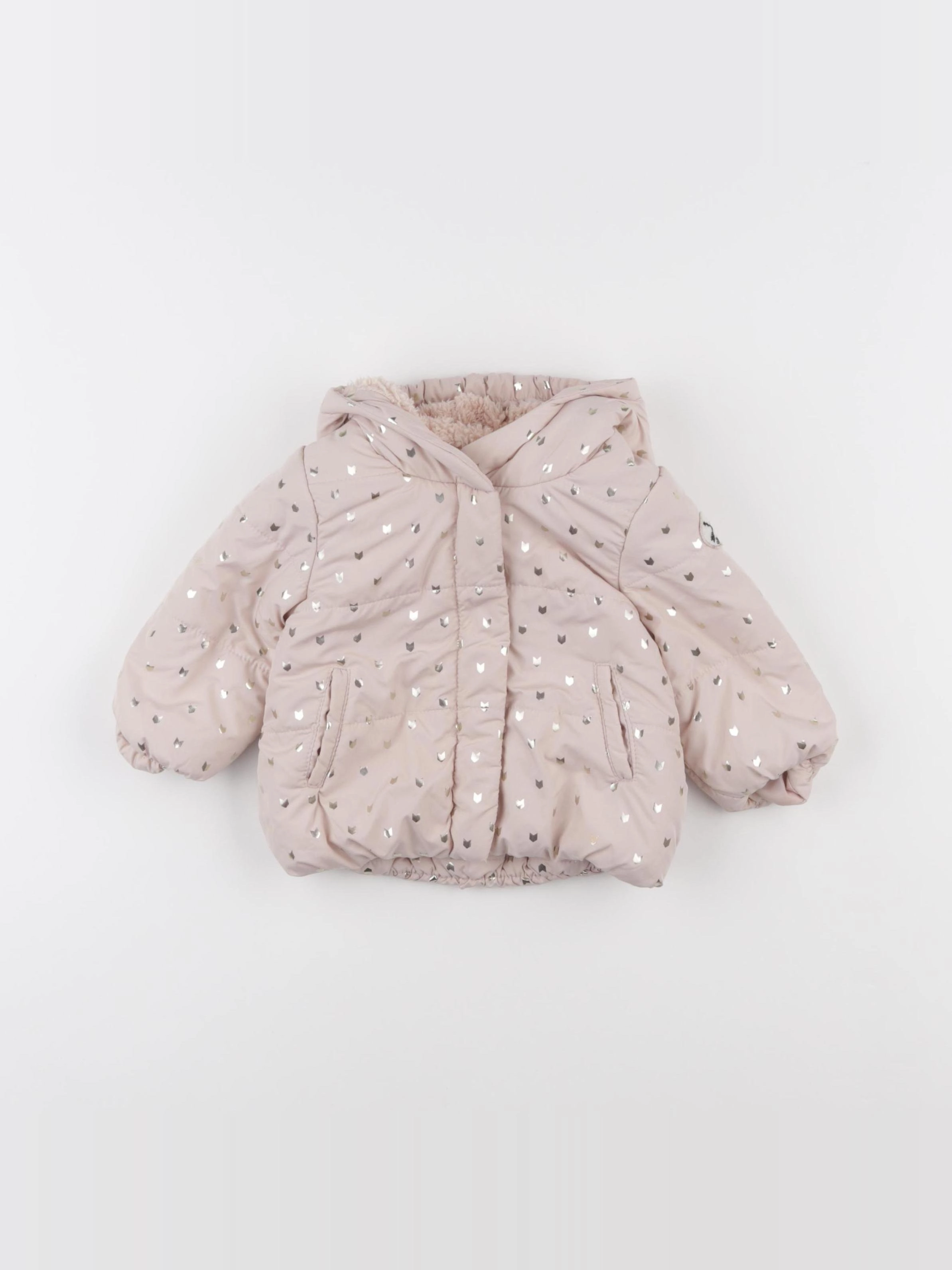IKKS - doudoune rose - 6 mois