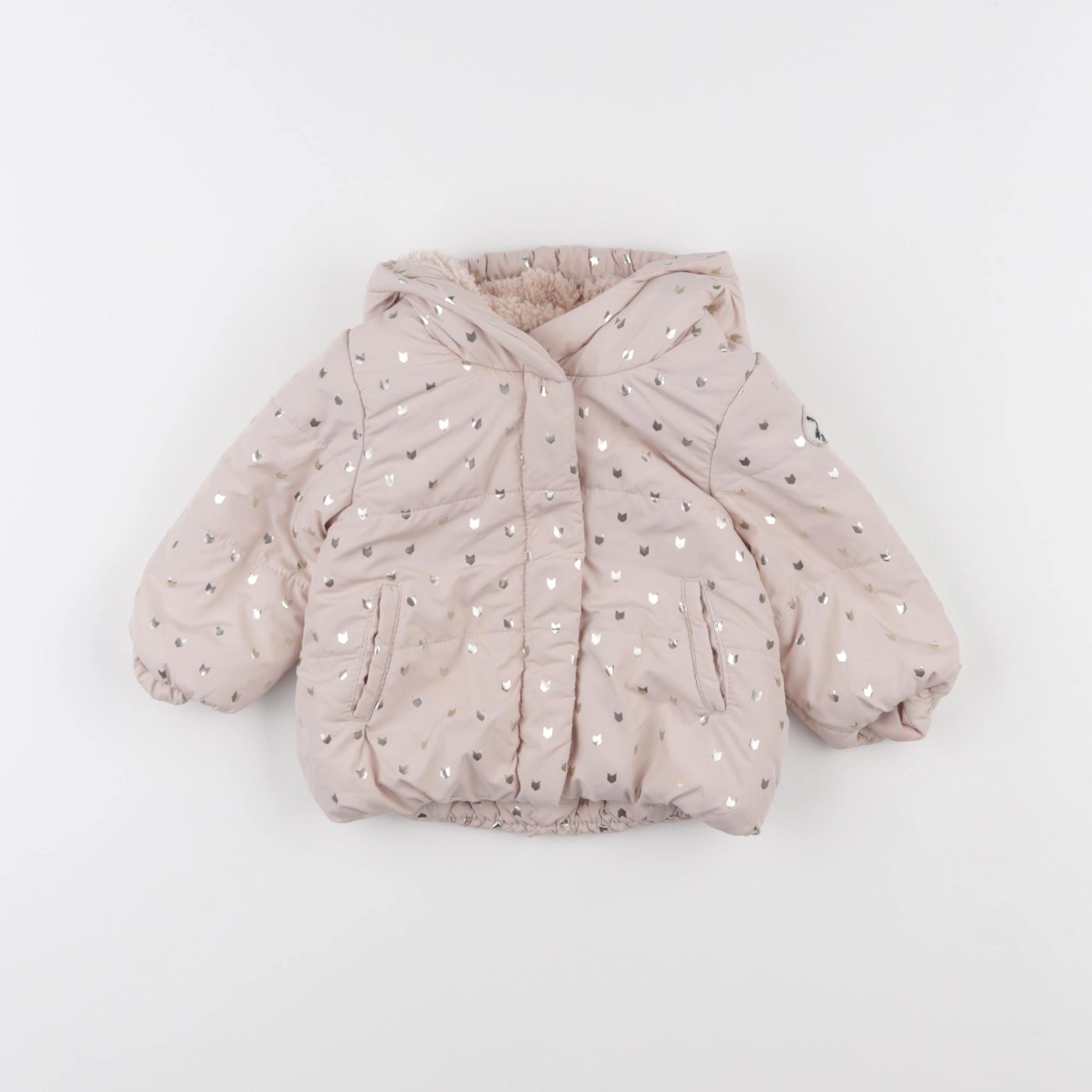 IKKS - doudoune rose - 6 mois