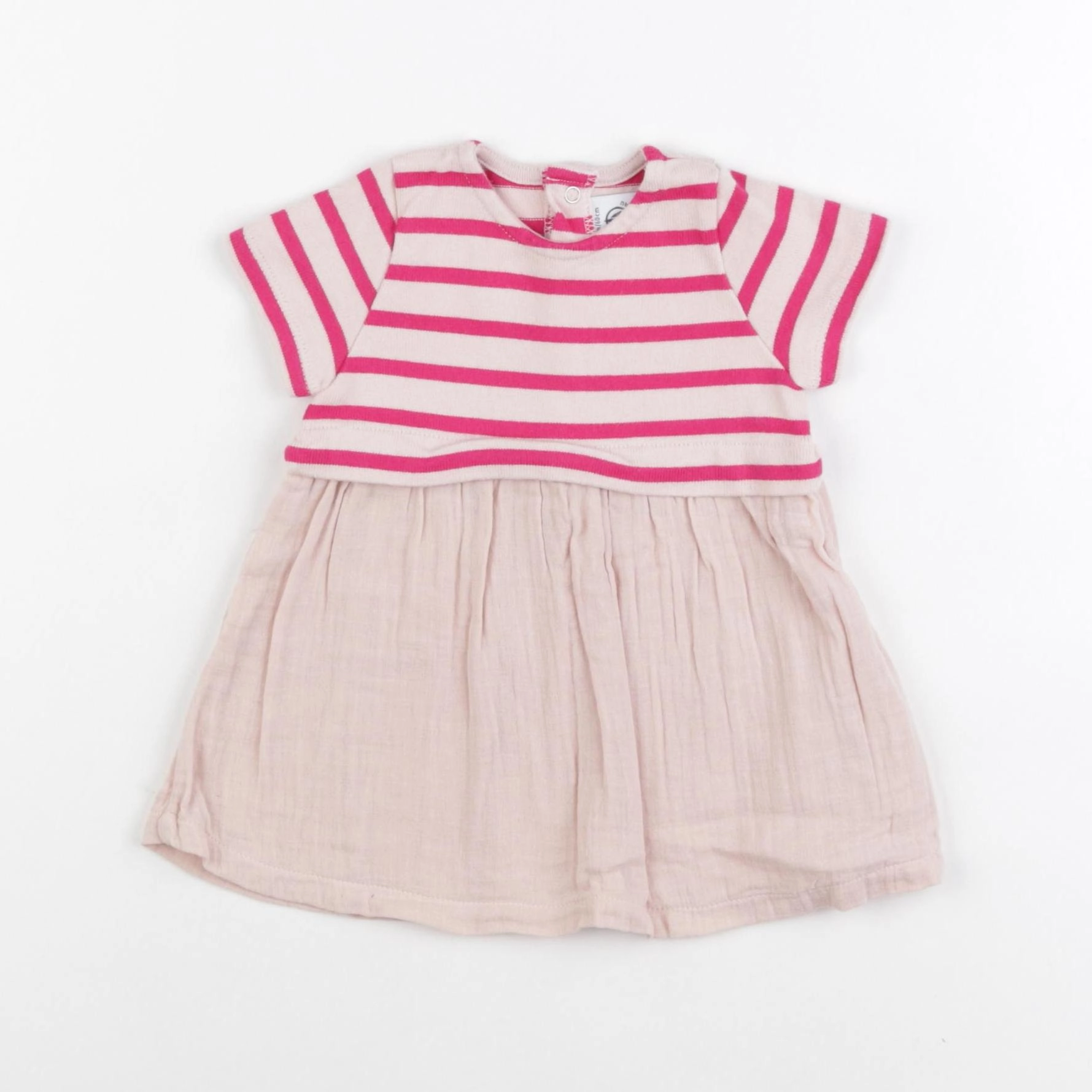 Petit Bateau - robe rose - 3 mois