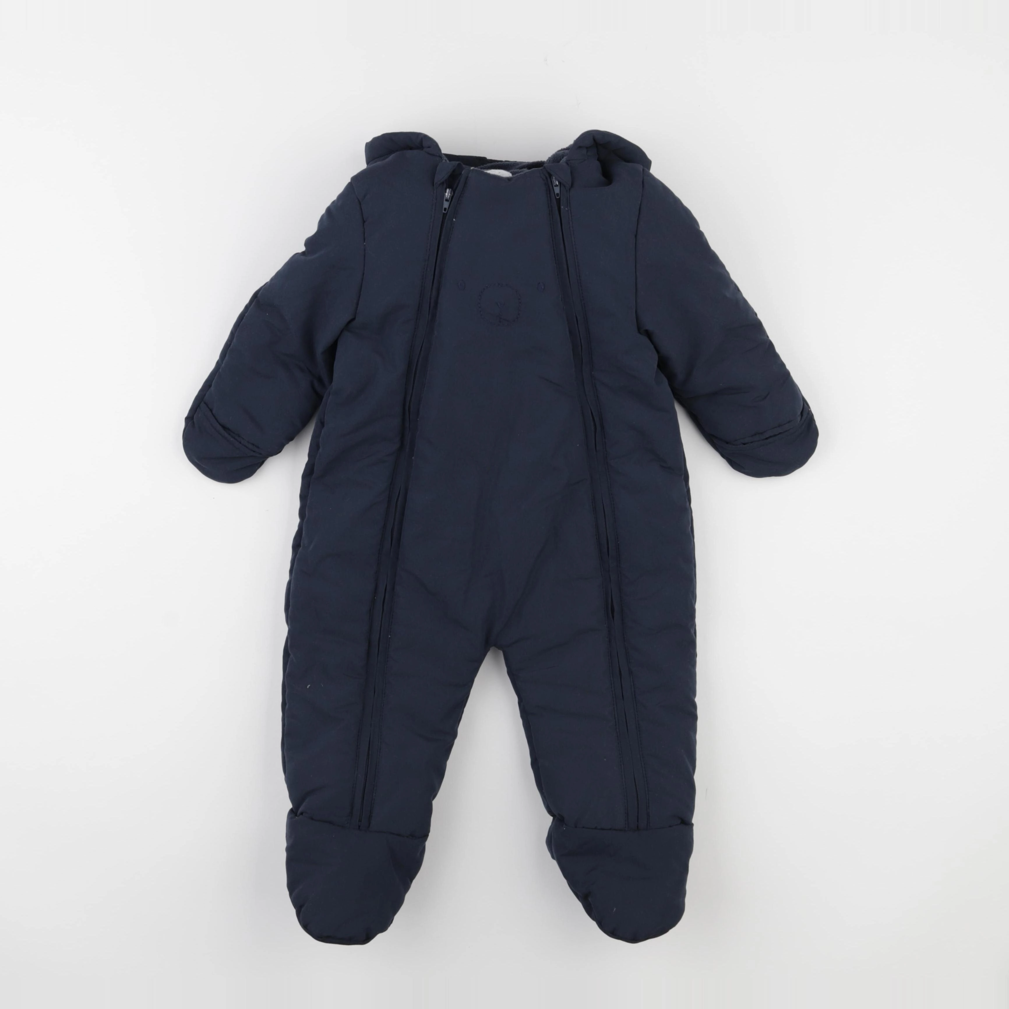Vertbaudet - combi-pilote bleu - 12 mois