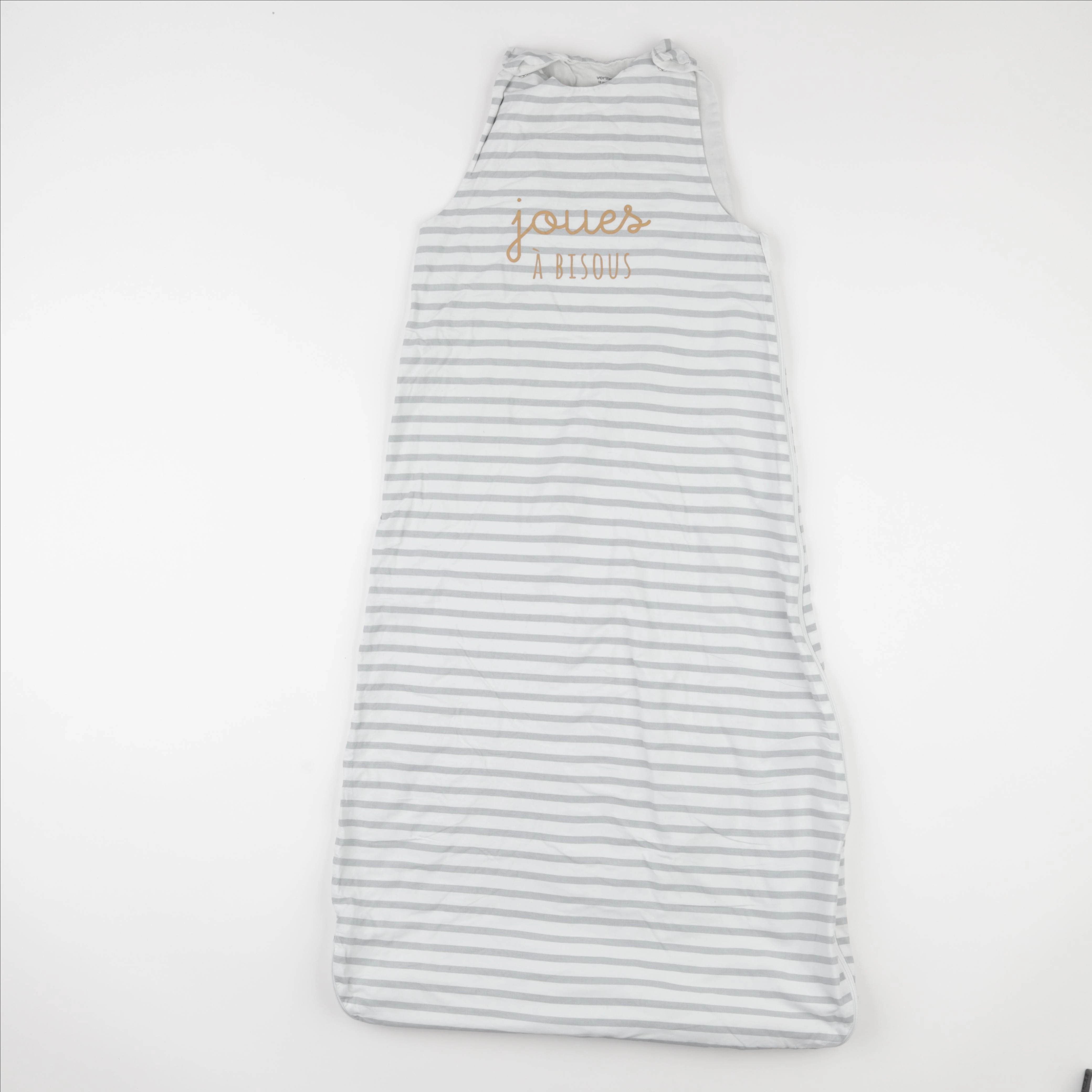 Vertbaudet - gigoteuse gris, blanc - 18/36 mois