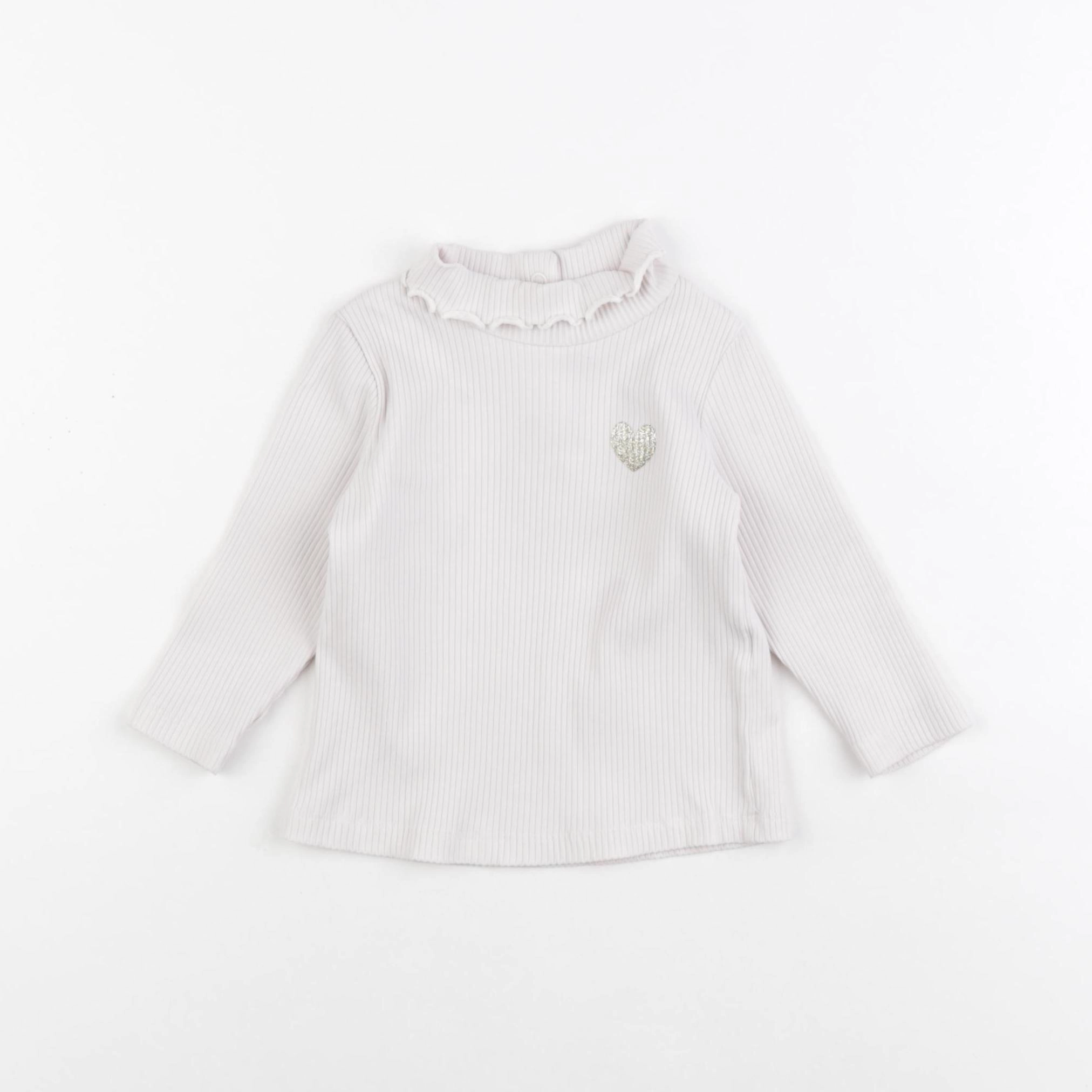 Tape à l'oeil - sous-pull rose - 12 mois