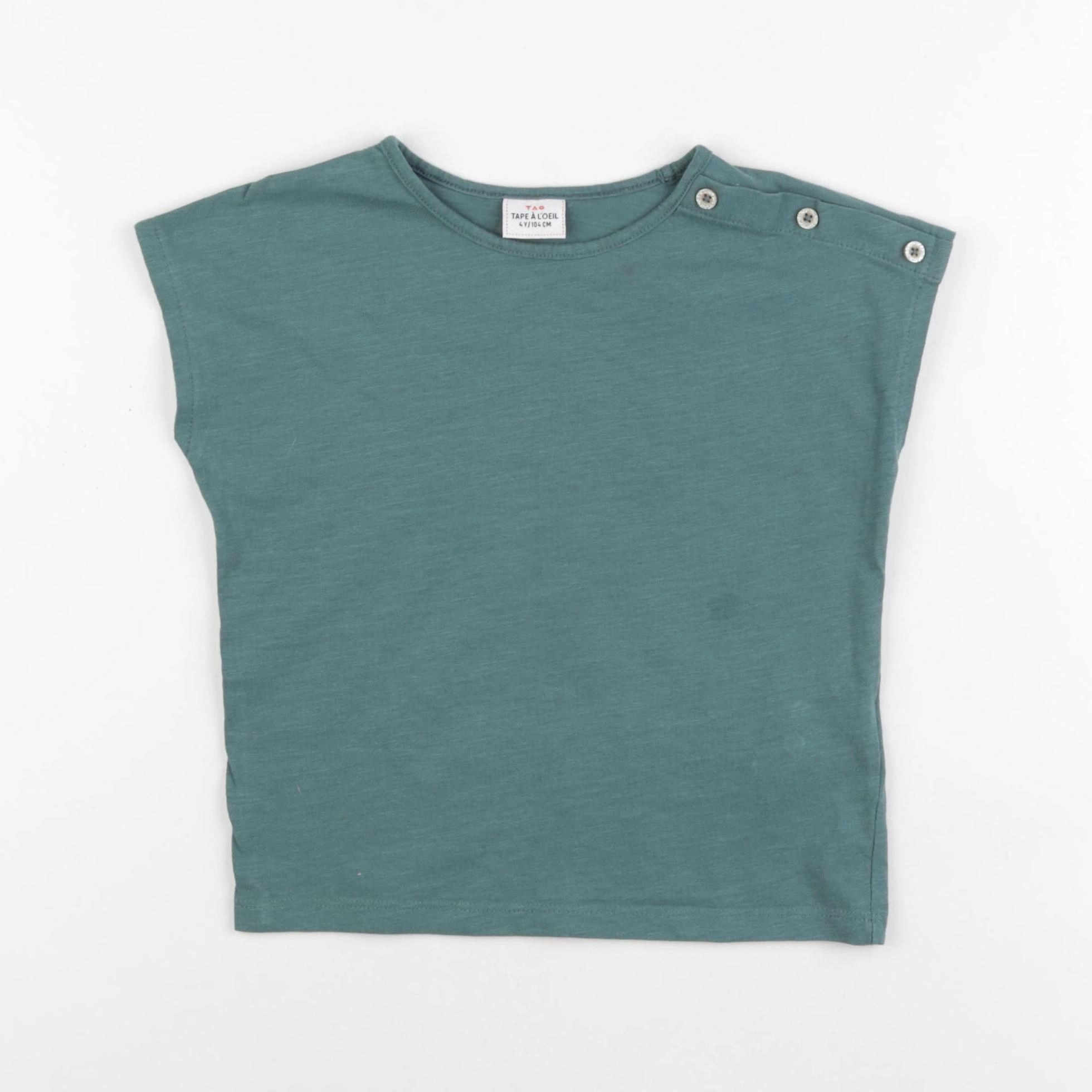 Tape à l'oeil - tee-shirt vert - 4 ans