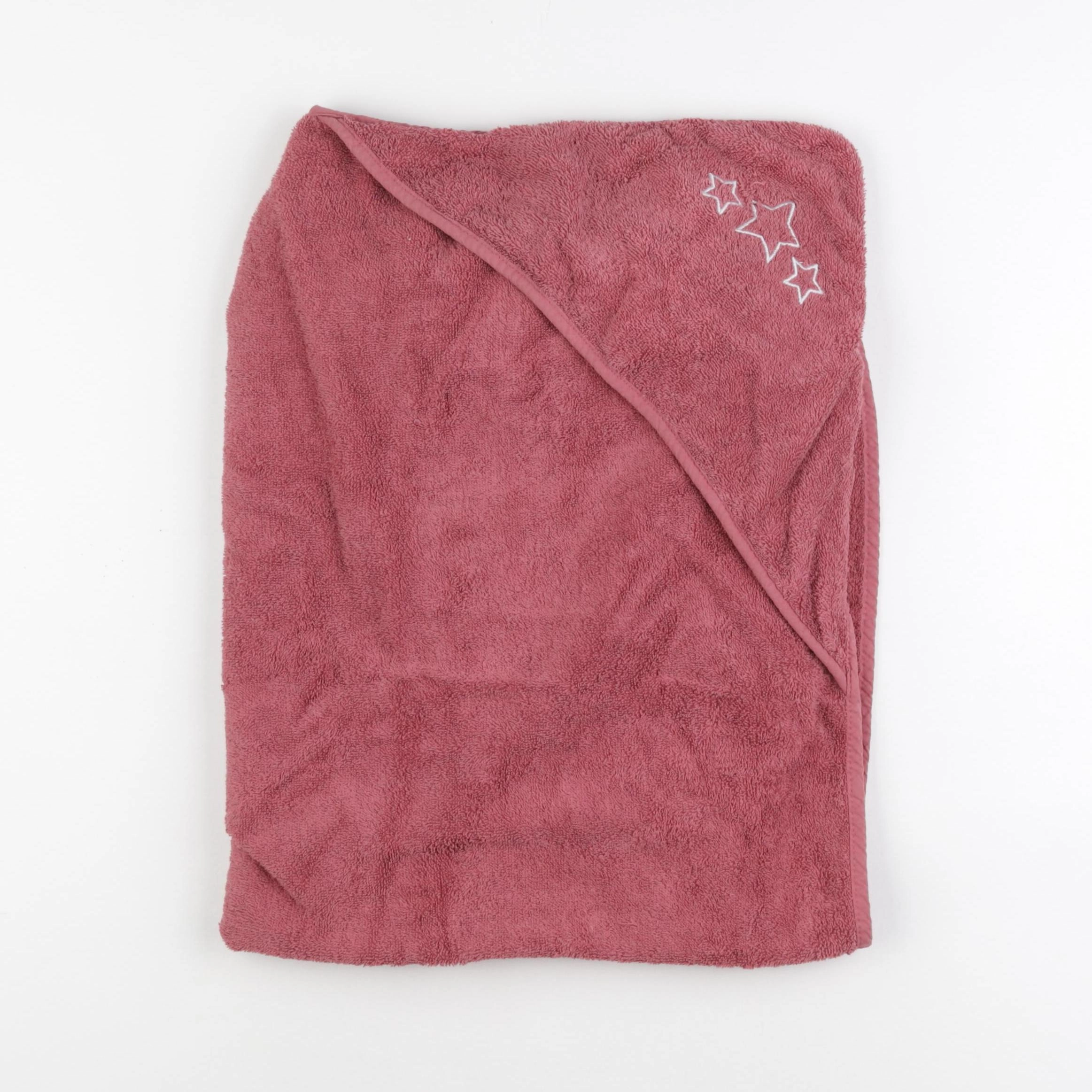 Vertbaudet - cape de bain rose - 0 mois à 3 ans