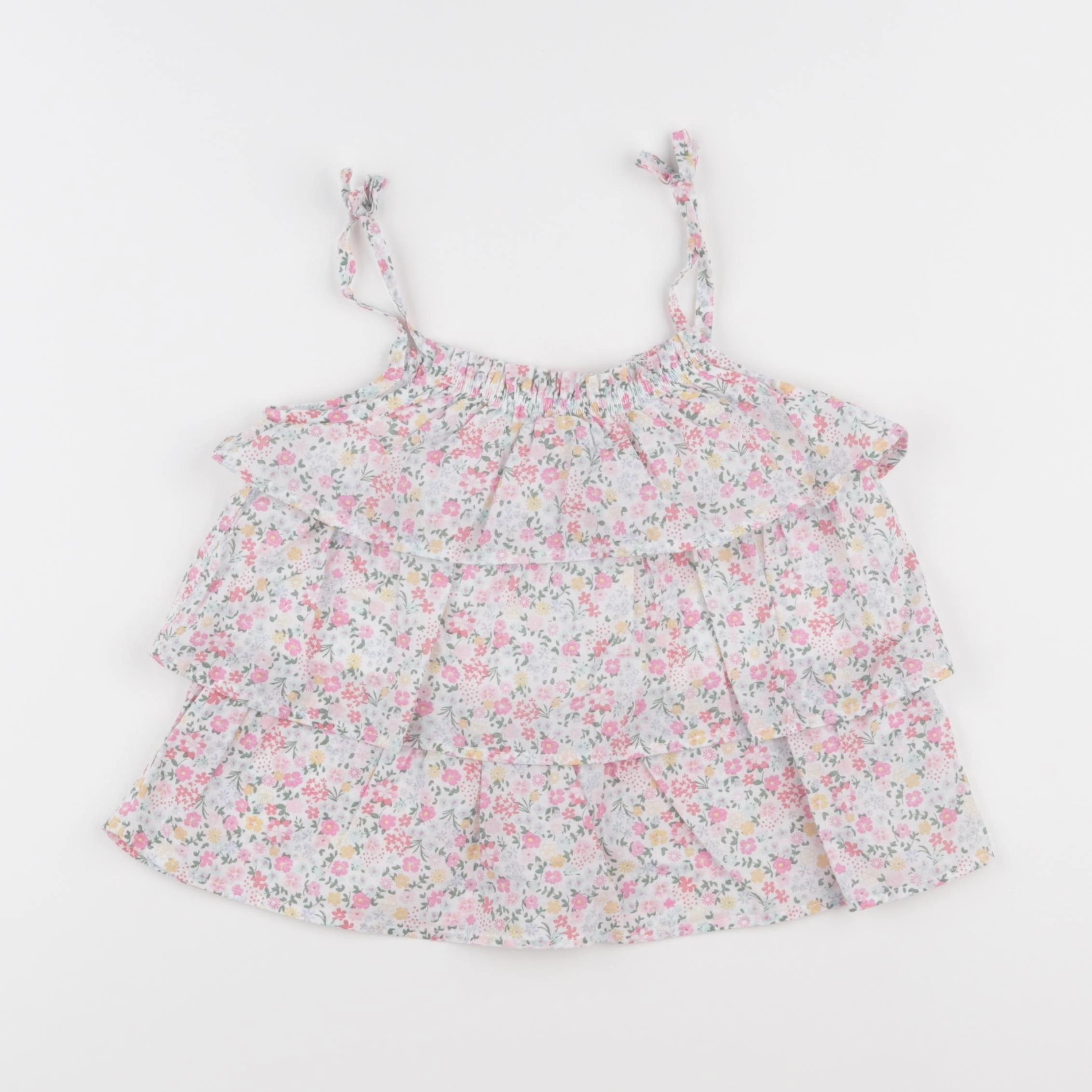 Vertbaudet - blouse rose - 7 ans