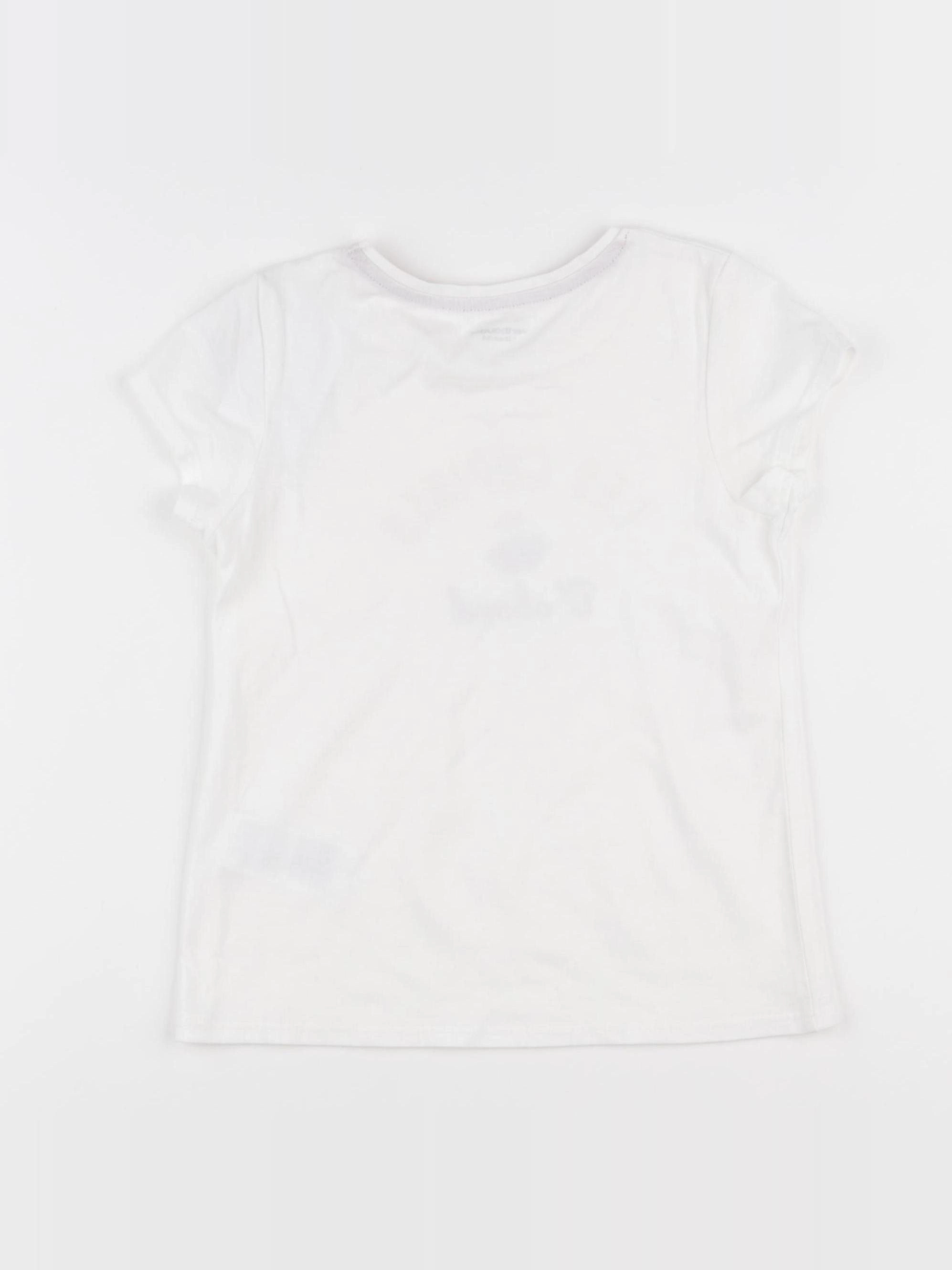 Vertbaudet - tee-shirt blanc - 8 ans