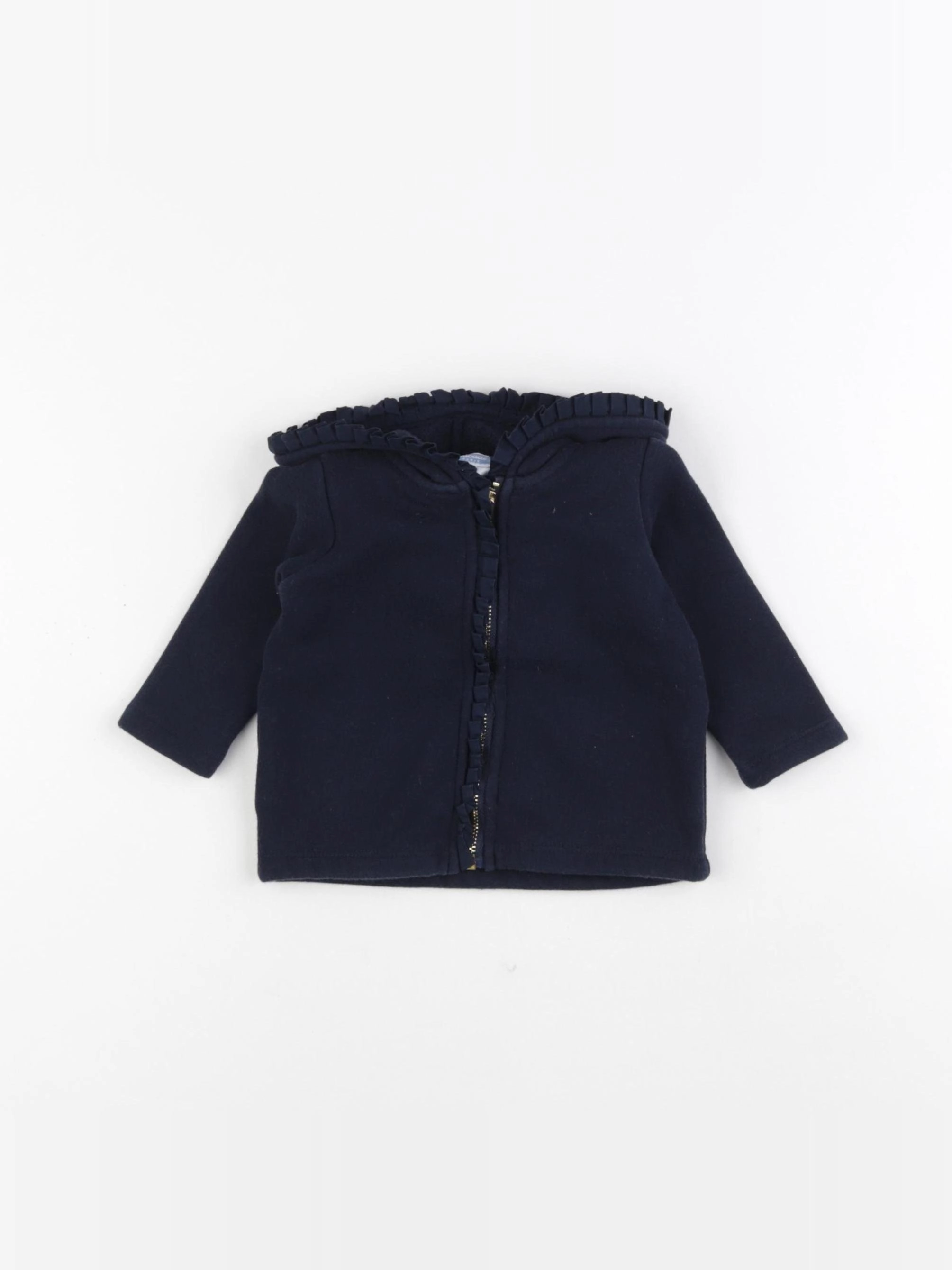 Jacadi - sweat bleu - 6 mois
